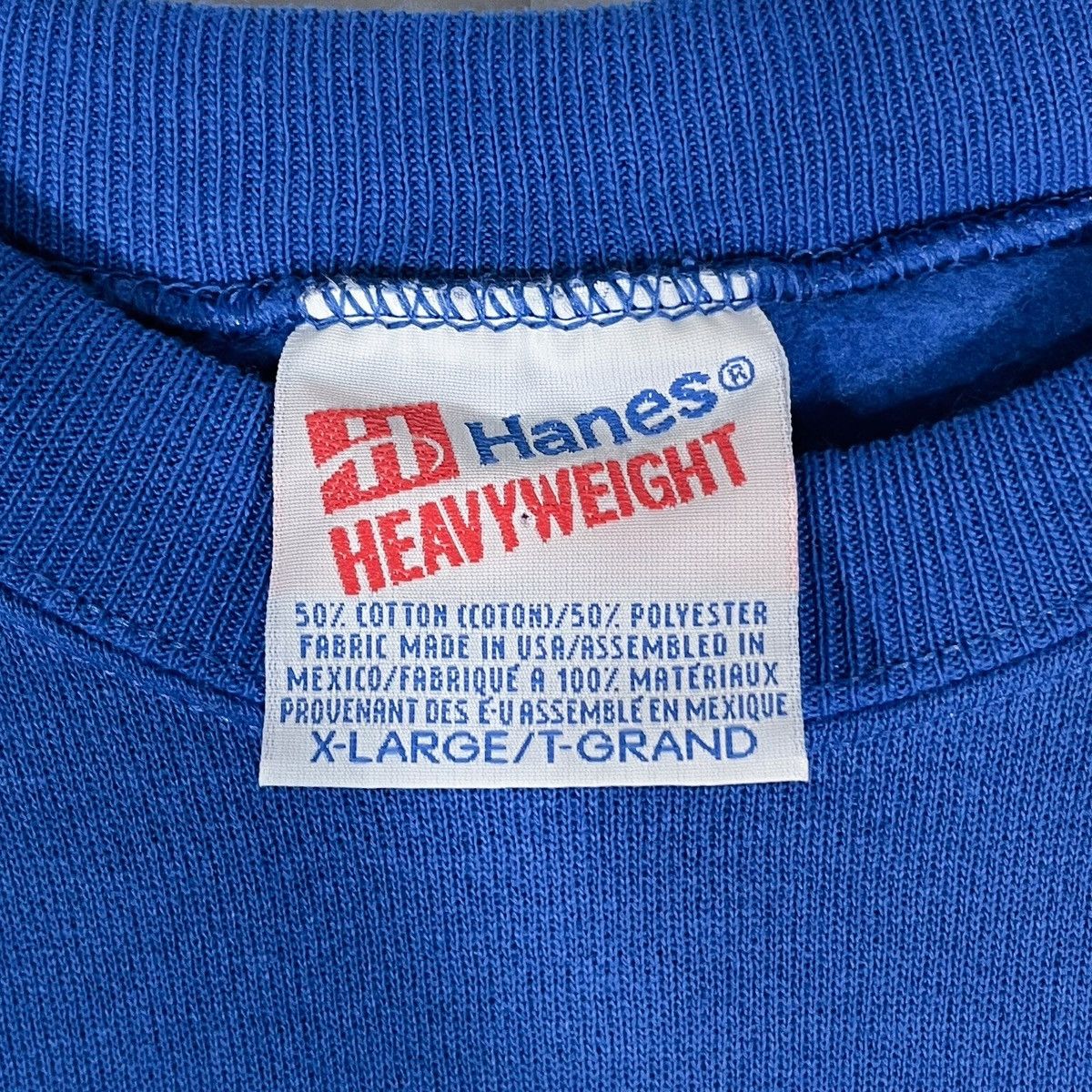 Hanes Vintage North Carolina Tar Heels Heavyweight Sweatshirt XL Size US XL / EU 56 / 4 - 3 Thumbnail