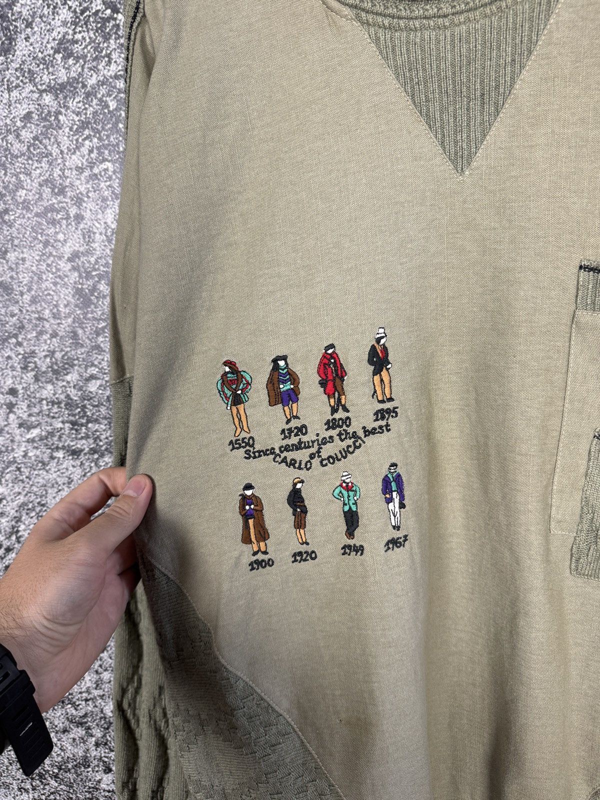 Carlo Colucci Carlo Colucci Vintage Pullover Crewneck Sweater Size 54 Size US XL / EU 56 / 4 - 6 Thumbnail