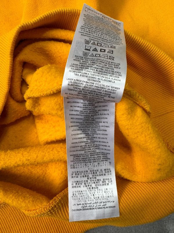 J Balvin Guess X J Balvin Vibras Fleece Sweatshirt Crewneck Yellow M Size US M / EU 48-50 / 2 - 7 Thumbnail
