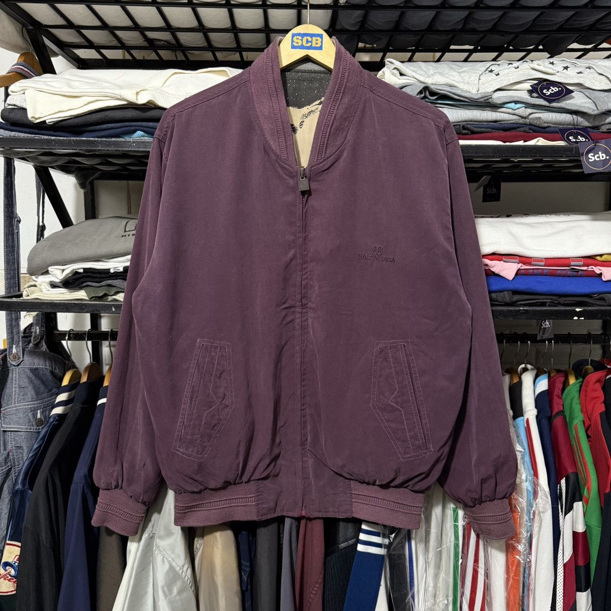 Balenciaga Vintage balenciaga aop reversible jacket Size US L / EU 52-54 / 3 - 12 Thumbnail