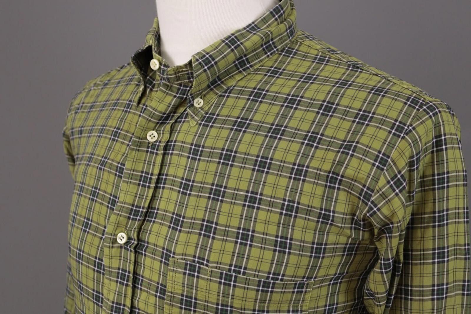 Boneville Boneville Green Check Long Sleeve Button Down Shirt Size 5 Size US M / EU 48-50 / 2 - 10 Thumbnail