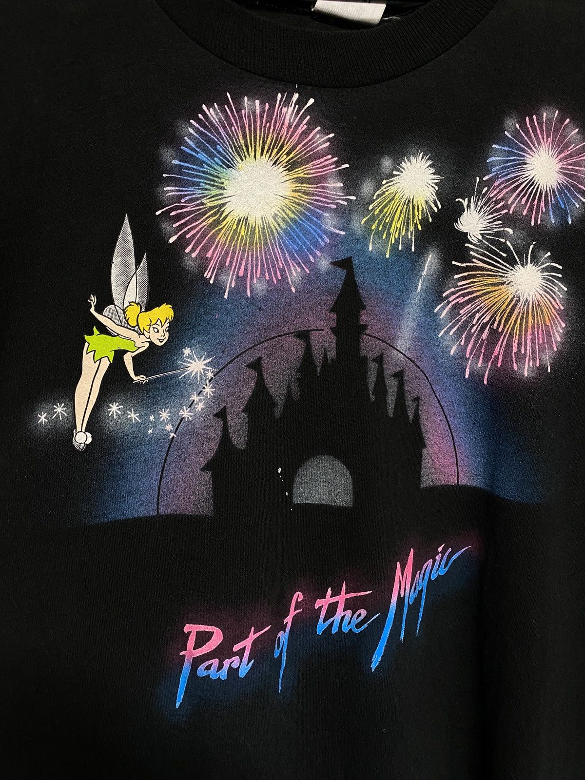 Vintage 90’s Vintage Tinkerbell Disney Rare Tee Shirt Medium Size US M / EU 48-50 / 2 - 3 Thumbnail
