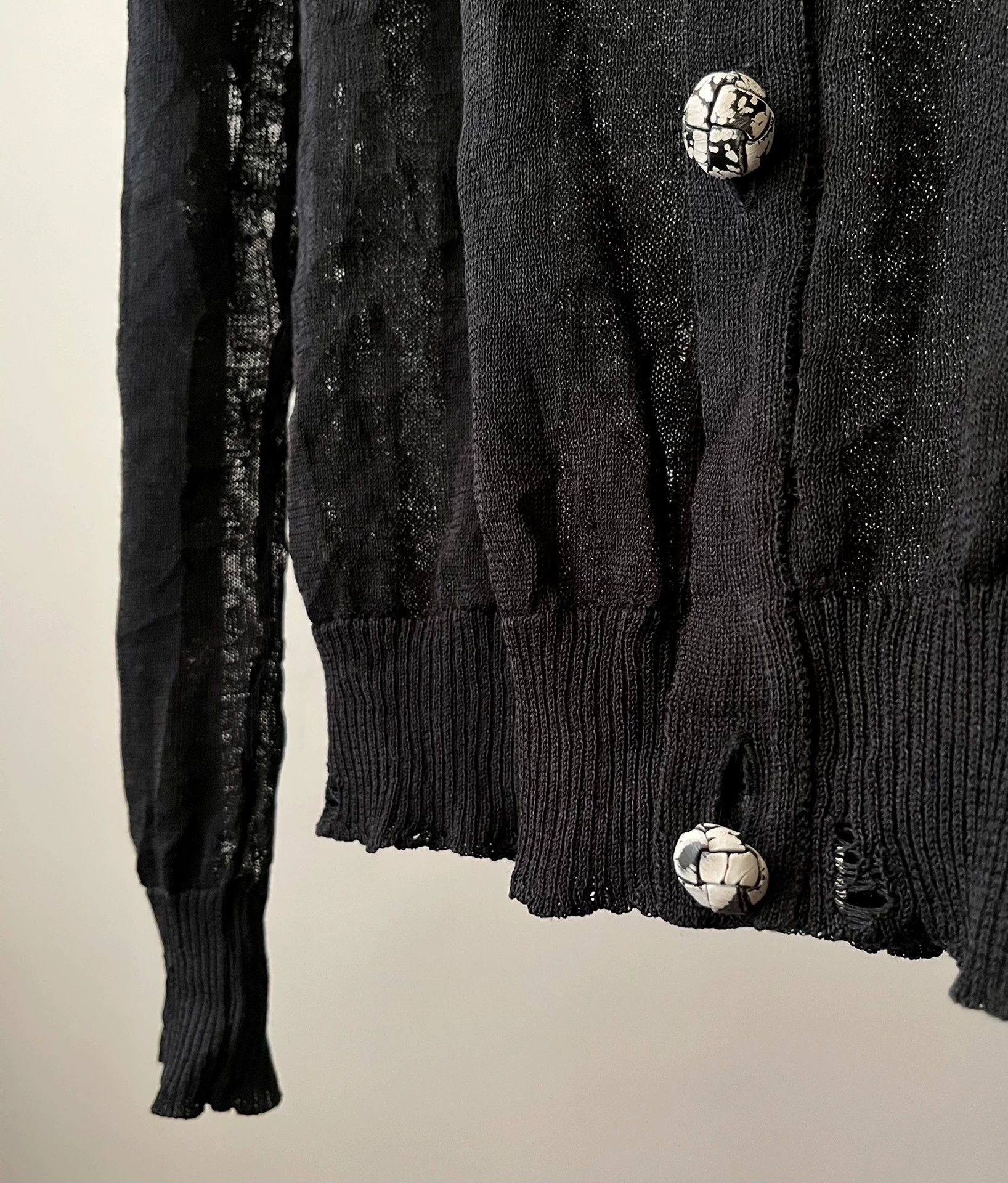 Number (N)ine Number (N)ine 02SS distressed cardigan Size US M / EU 48-50 / 2 - 3 Thumbnail