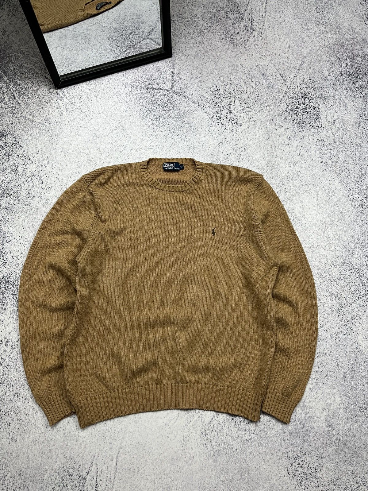 Polo Ralph Lauren Polo Ralph Lauren Vintage Sweater Knit Brown Old Money Y2k Size US XL / EU 56 / 4 - 1 Thumbnail