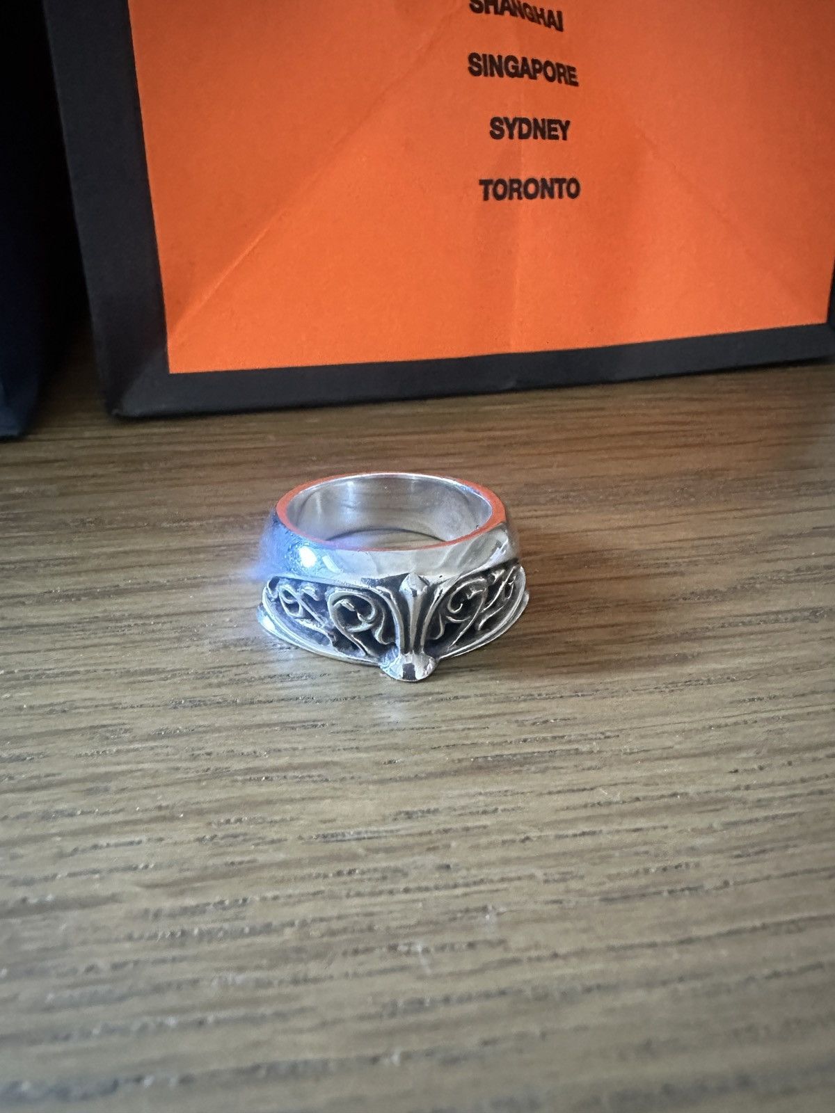Chrome Hearts Chrome Hearts Half Oval ring | Grailed