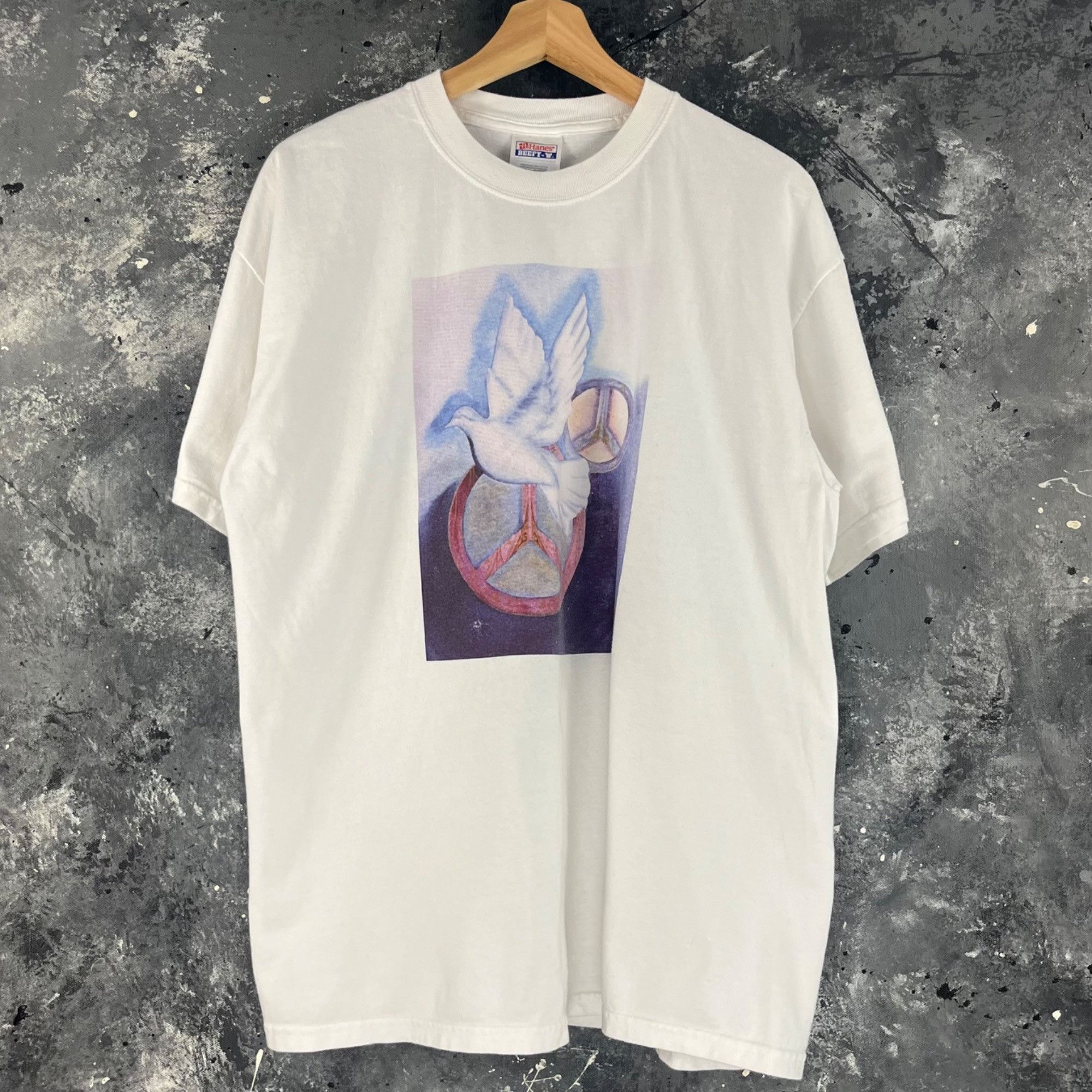 Vintage Vintage 90’s Peace Art shirt Size US L / EU 52-54 / 3 - 1 Thumbnail