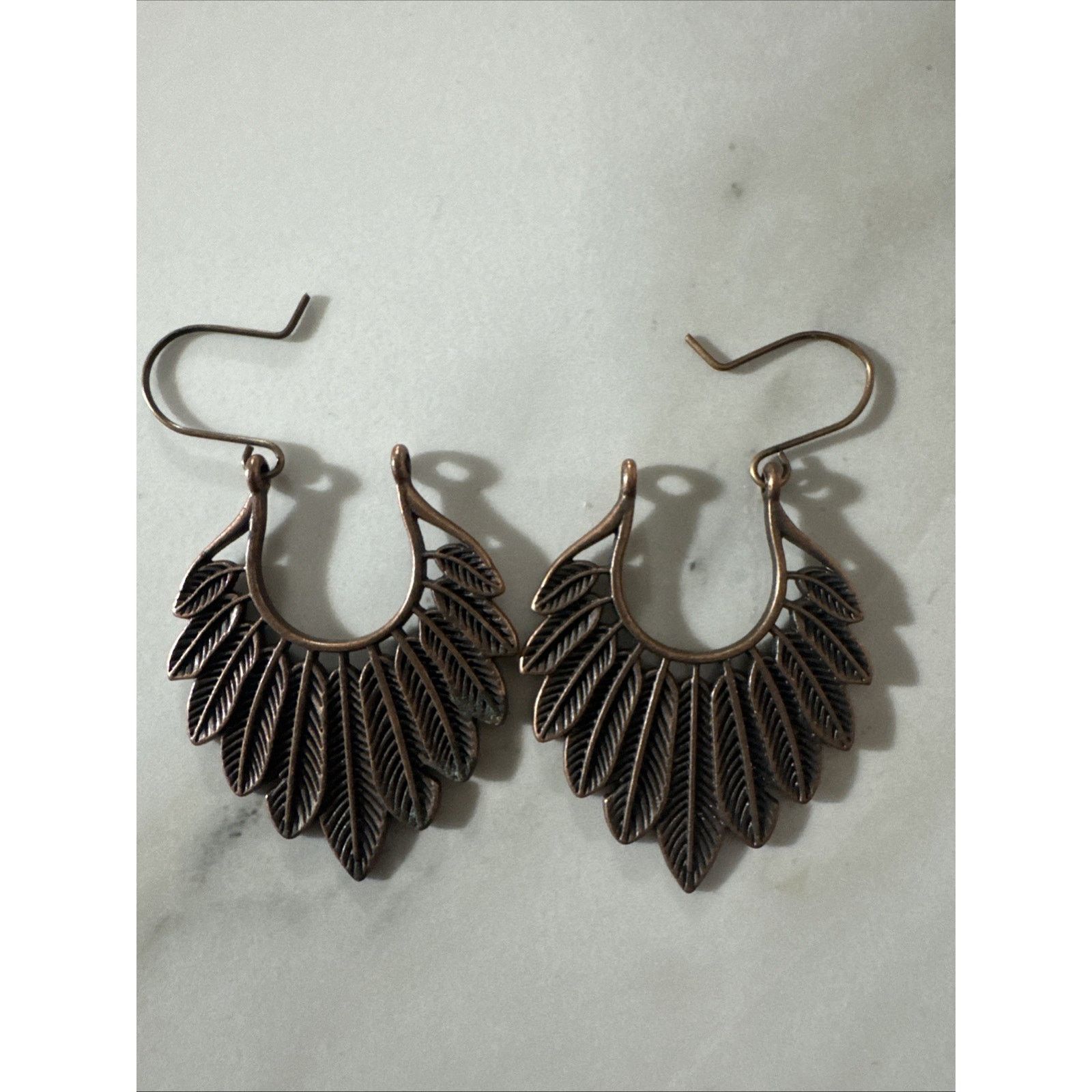 Other Bronze Bohemian Earrings Geometry Alloy Hook Dangle Size ONE SIZE - 1 Thumbnail