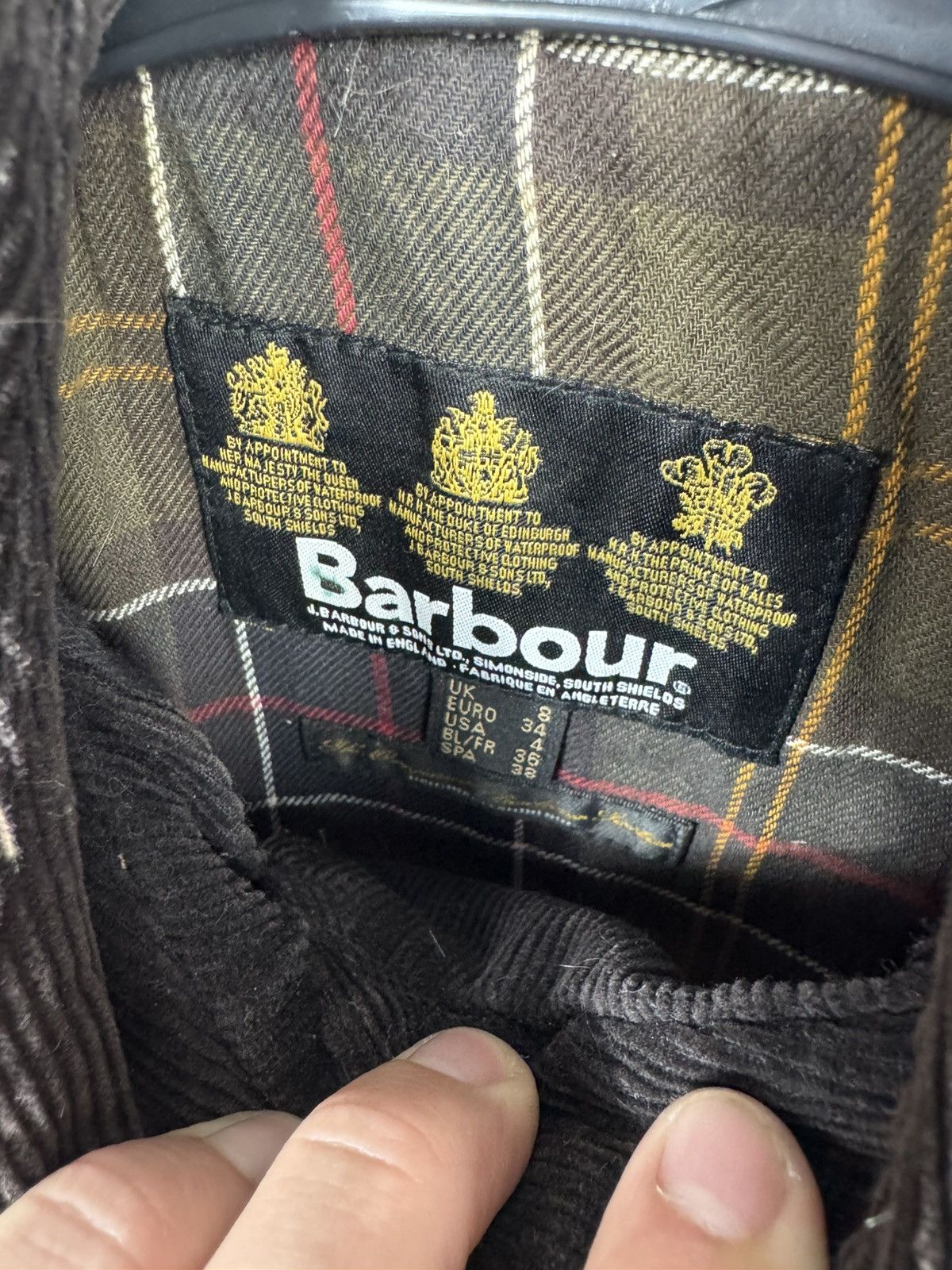 Barbour Barbour Women’s Waxed Double Breasted Jacket Brown UK8 Coat Size S / US 4 / IT 40 - 7 Thumbnail