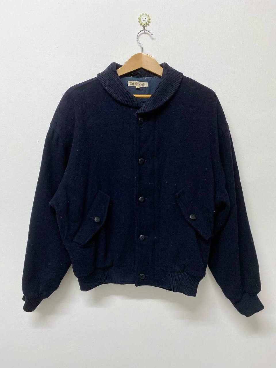 Calvin Klein calvin klein wool jacket very nice design Size US L / EU 52-54 / 3 - 3 Thumbnail