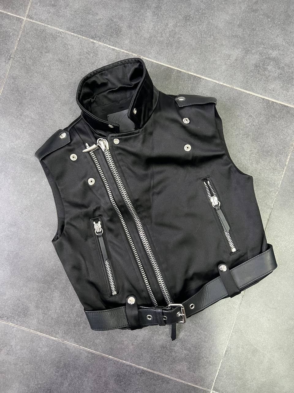 Giuseppe Zanotti Giuseppe Zanotti Silk leather y2k opium vest Size S / US 4 / IT 40 - 2 Thumbnail