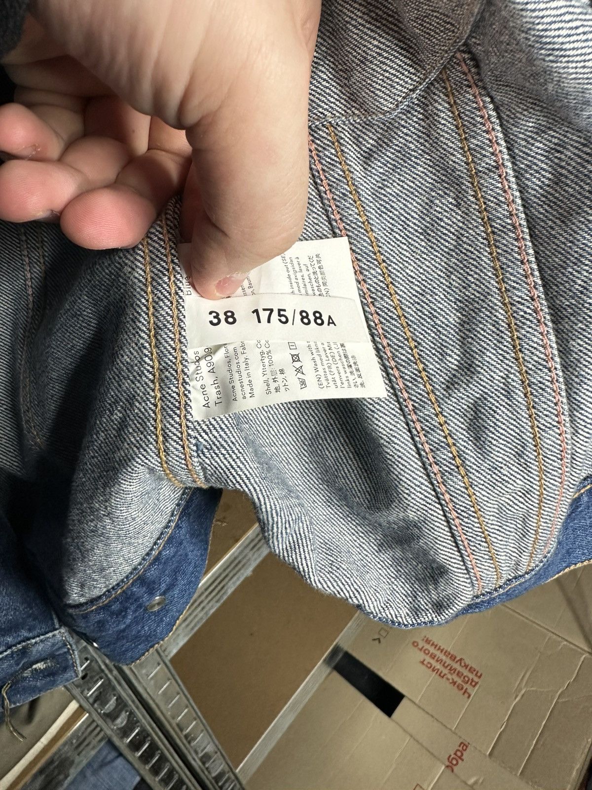 Acne Studios Acne Studios Blå Konst Denim Jacket Classic Trucker Jacket Size XS / US 0-2 / IT 36-38 - 5 Thumbnail
