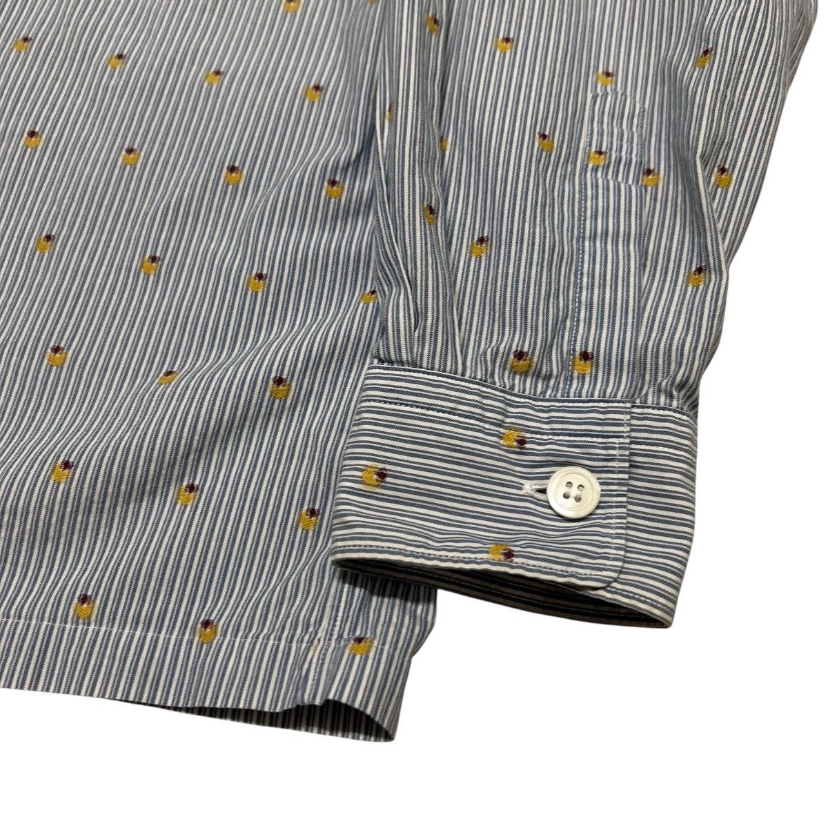 Comme des Garcons 556 01SS 00s Comme Des Garcons Homme shirt jacket men blue Size US S / EU 44-46 / 1 - 18 Thumbnail