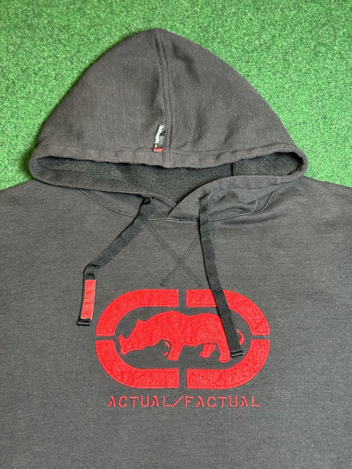 Ecko Unltd. × Vintage Vintage Y2K Ecko Unltd Hip Hop Baggy Actual Factual Hoodie Size US XL / EU 56 / 4 - 2 Thumbnail