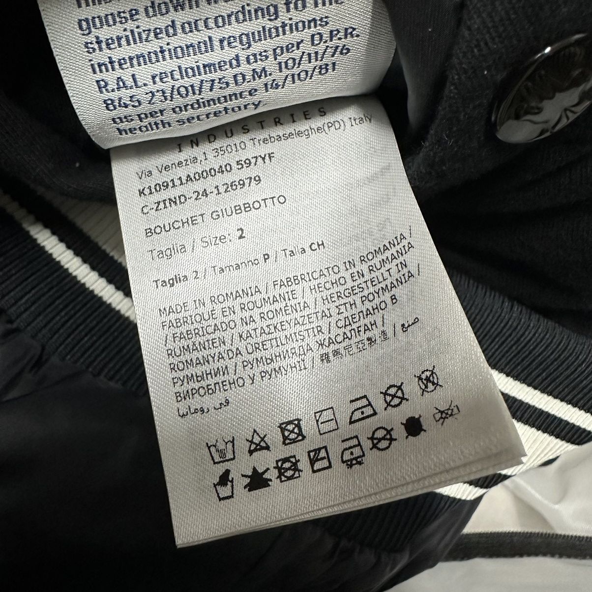 Moncler Moncler Reversible bouchet size 2 medium m black Mens jacket Size US M / EU 48-50 / 2 - 20 Thumbnail