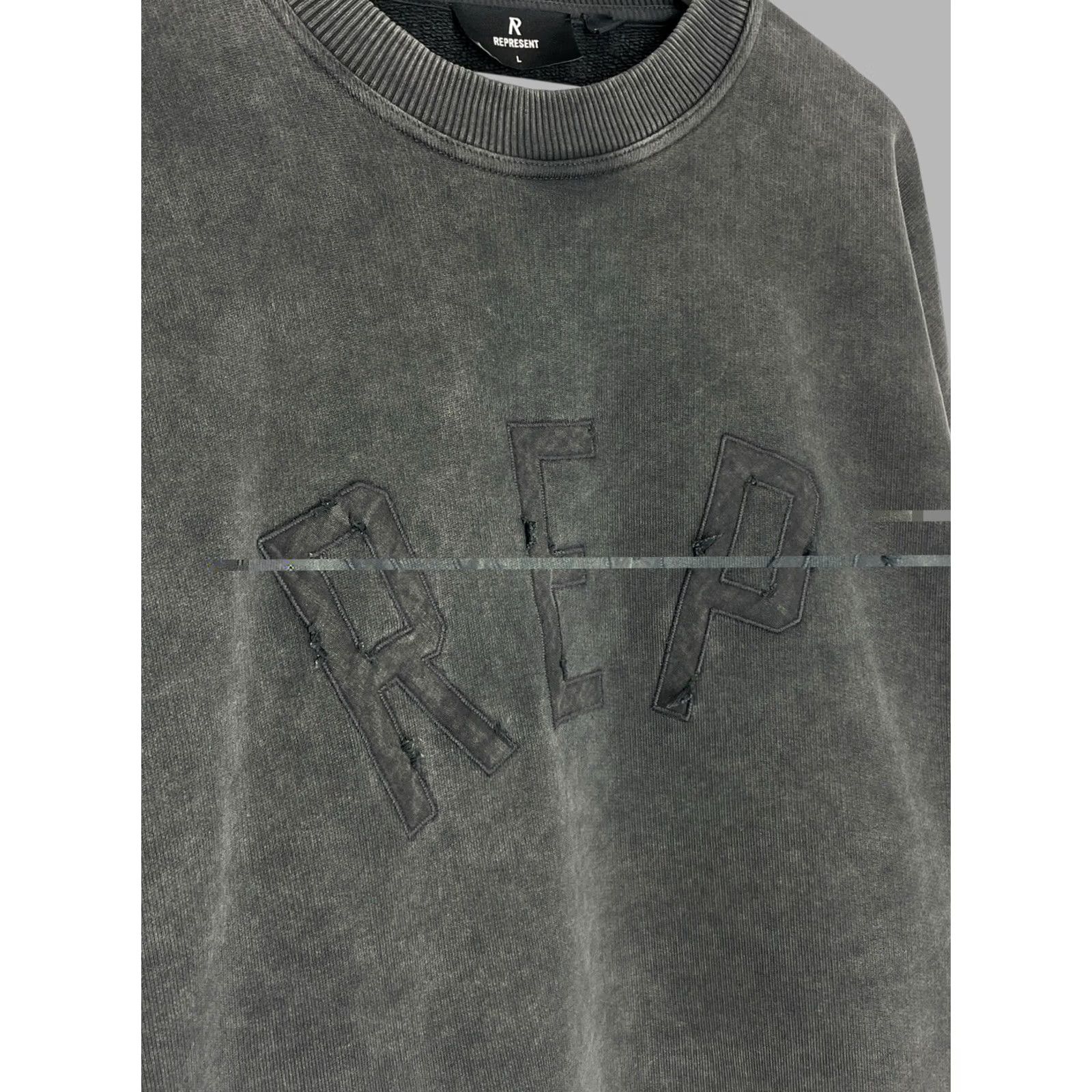 Vintage Represent Sweatshirt Black Oversized Crew Neck L Men Size US L / EU 52-54 / 3 - 3 Thumbnail