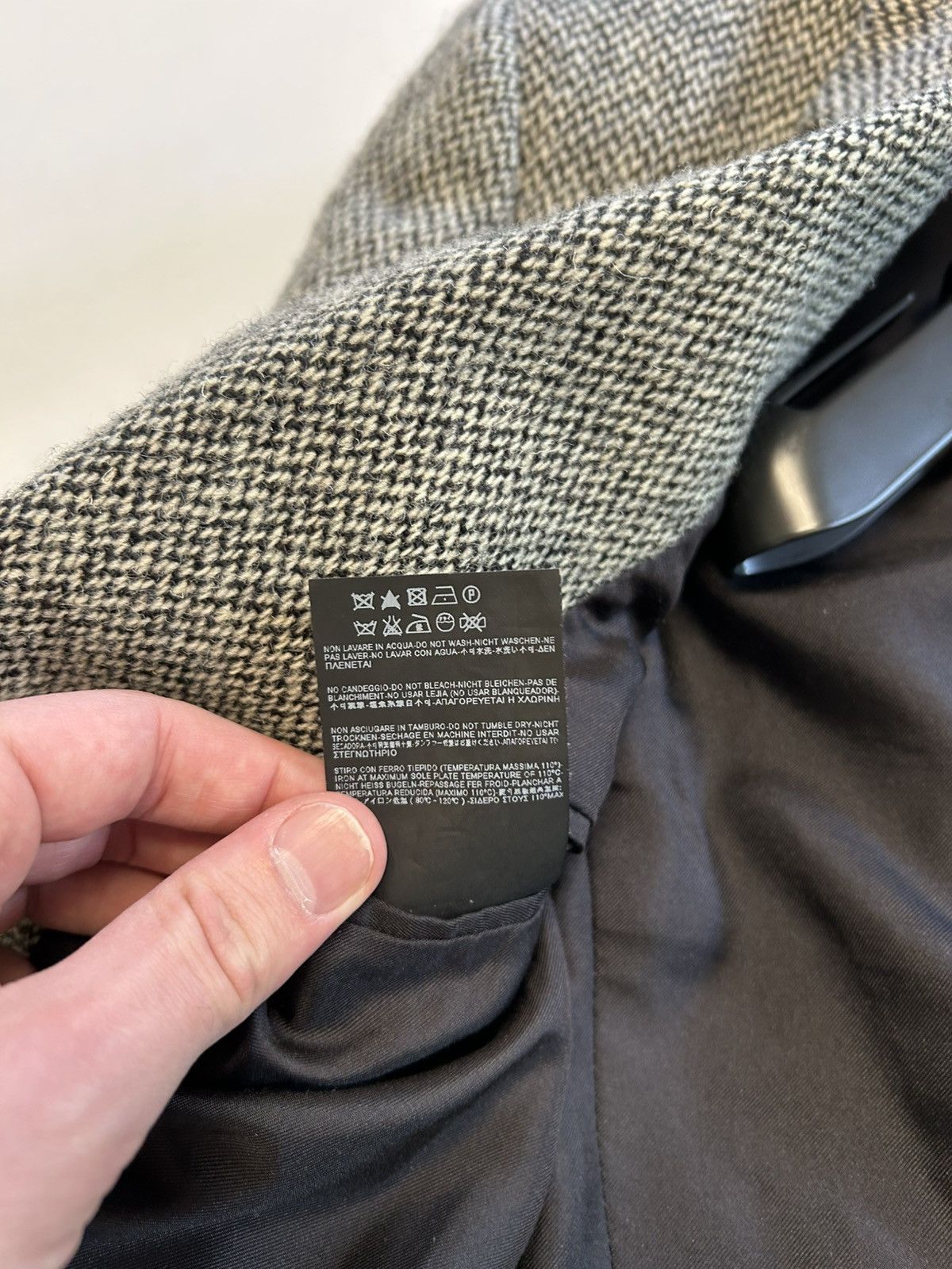 Hedi Slimane × Saint Laurent Paris FW2013 Runway Tweed Wool Blazer Size 48L - 12 Thumbnail