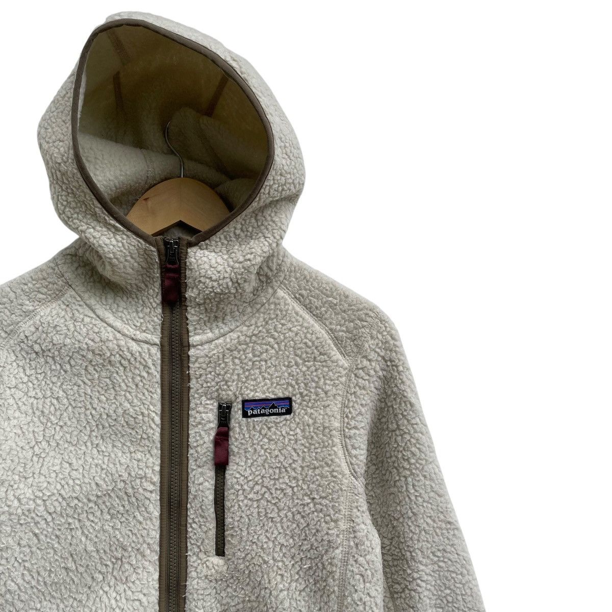Patagonia 💥Vintage Patagonia Deep Pile Hooded Jacket Size M / US 6-8 / IT 42-44 - 4 Thumbnail