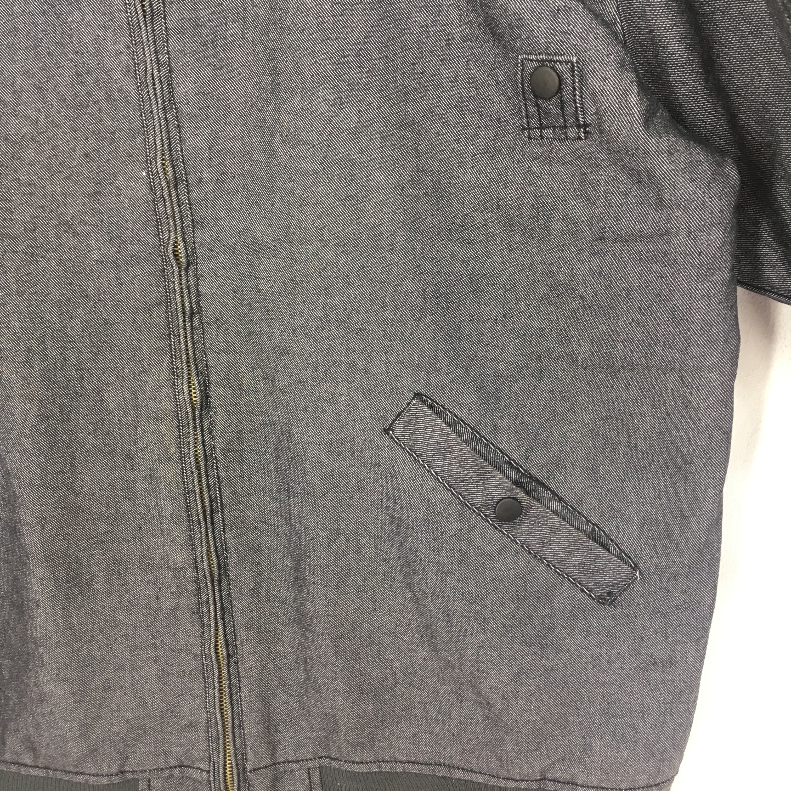 Number (N)ine Number (N)ine Japanese Black Denim Jeans Jacket Size US L / EU 52-54 / 3 - 7 Thumbnail