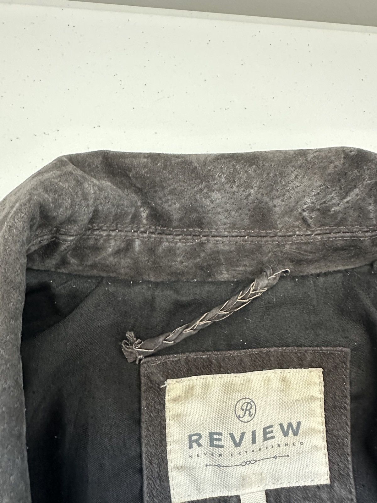 Review Vintage Riview Asymmetrical Biker Leather Jacket Size M / US 6-8 / IT 42-44 - 10 Thumbnail