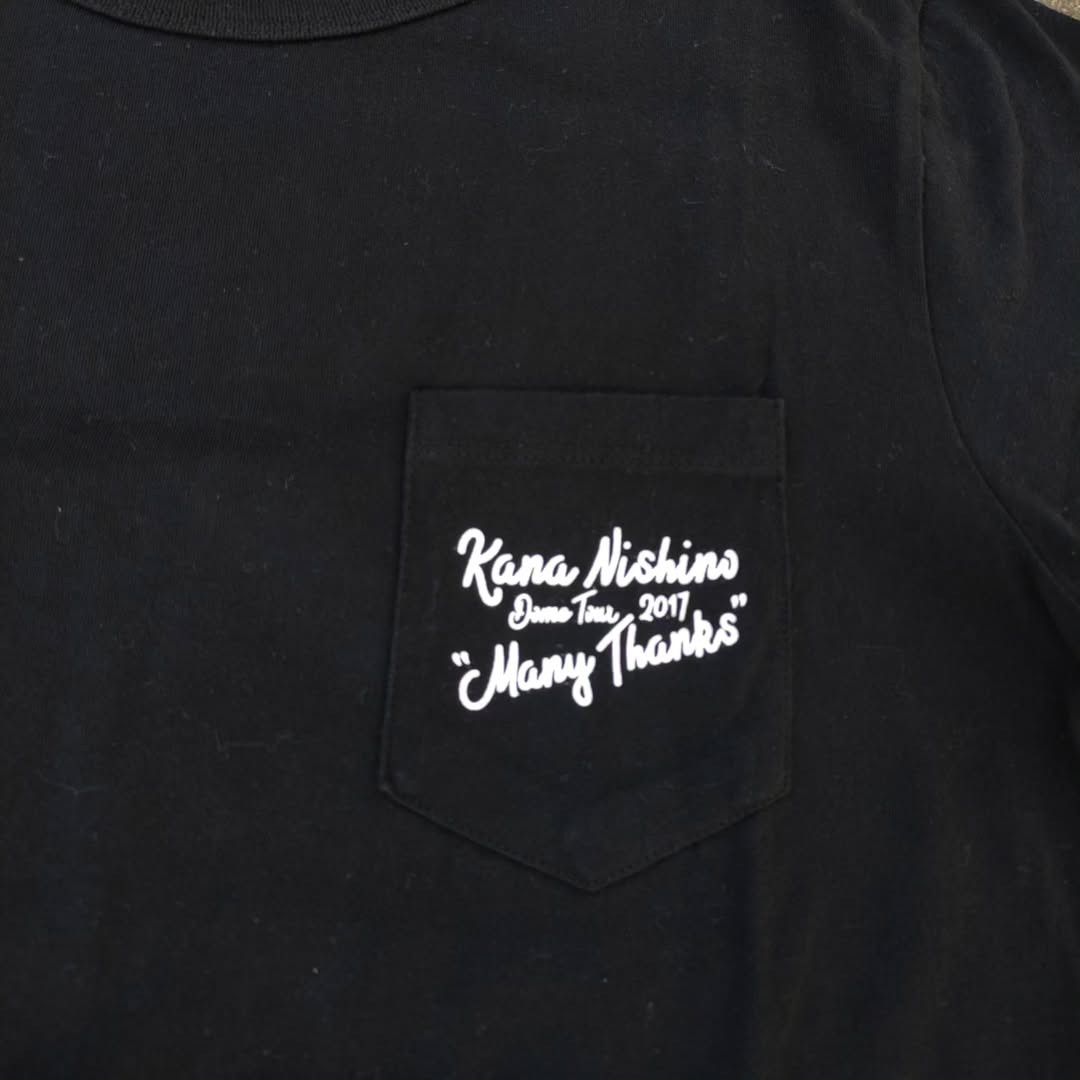 Band Tees Kana Nishino Tour 2017 Pocket Tee Size US L / EU 52-54 / 3 - 2 Thumbnail