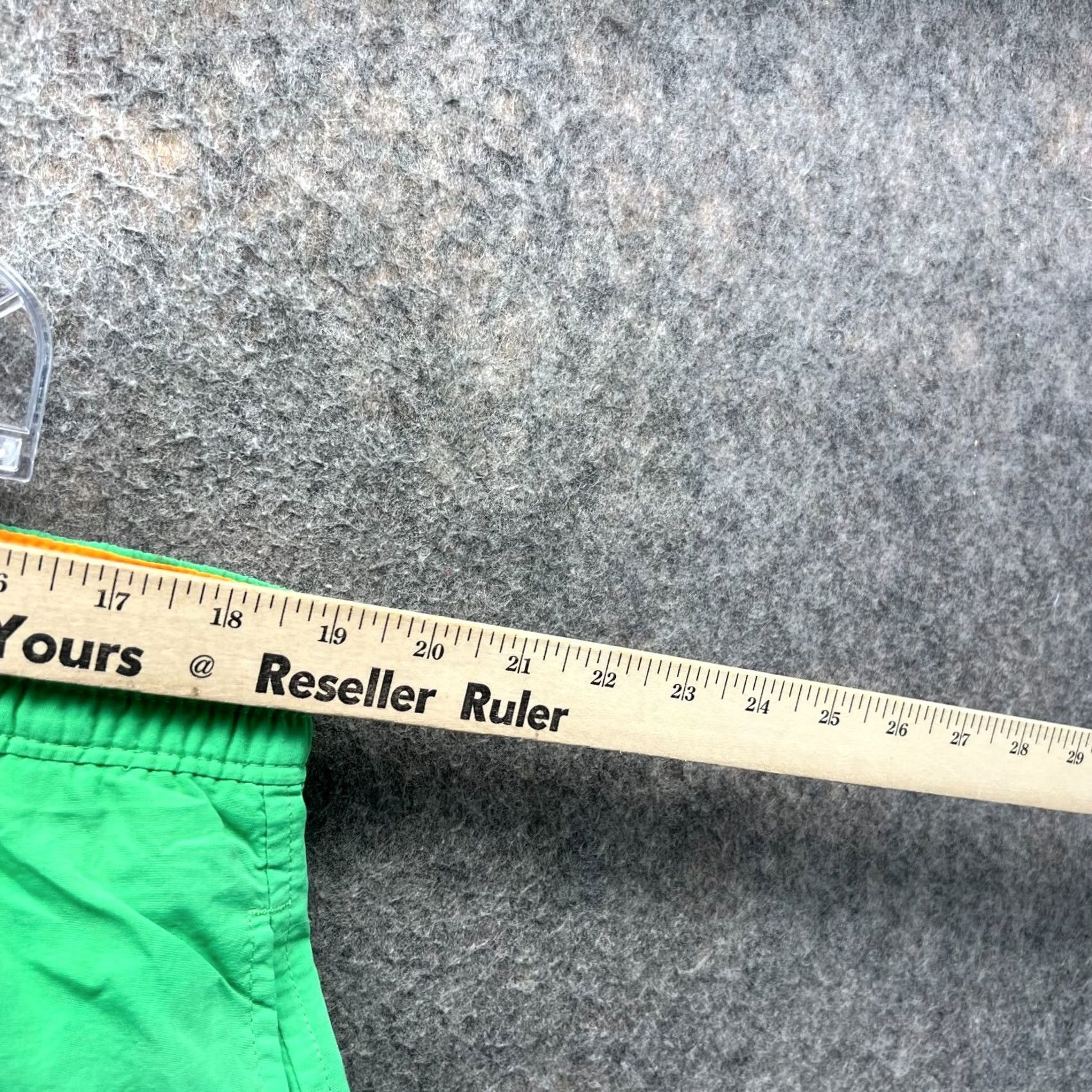 Polo Ralph Lauren VINTAGE Polo Ralph Lauren Board Shorts Mens Large Green Nylon Lined Swim Bottoms Size US 33 - 3 Thumbnail