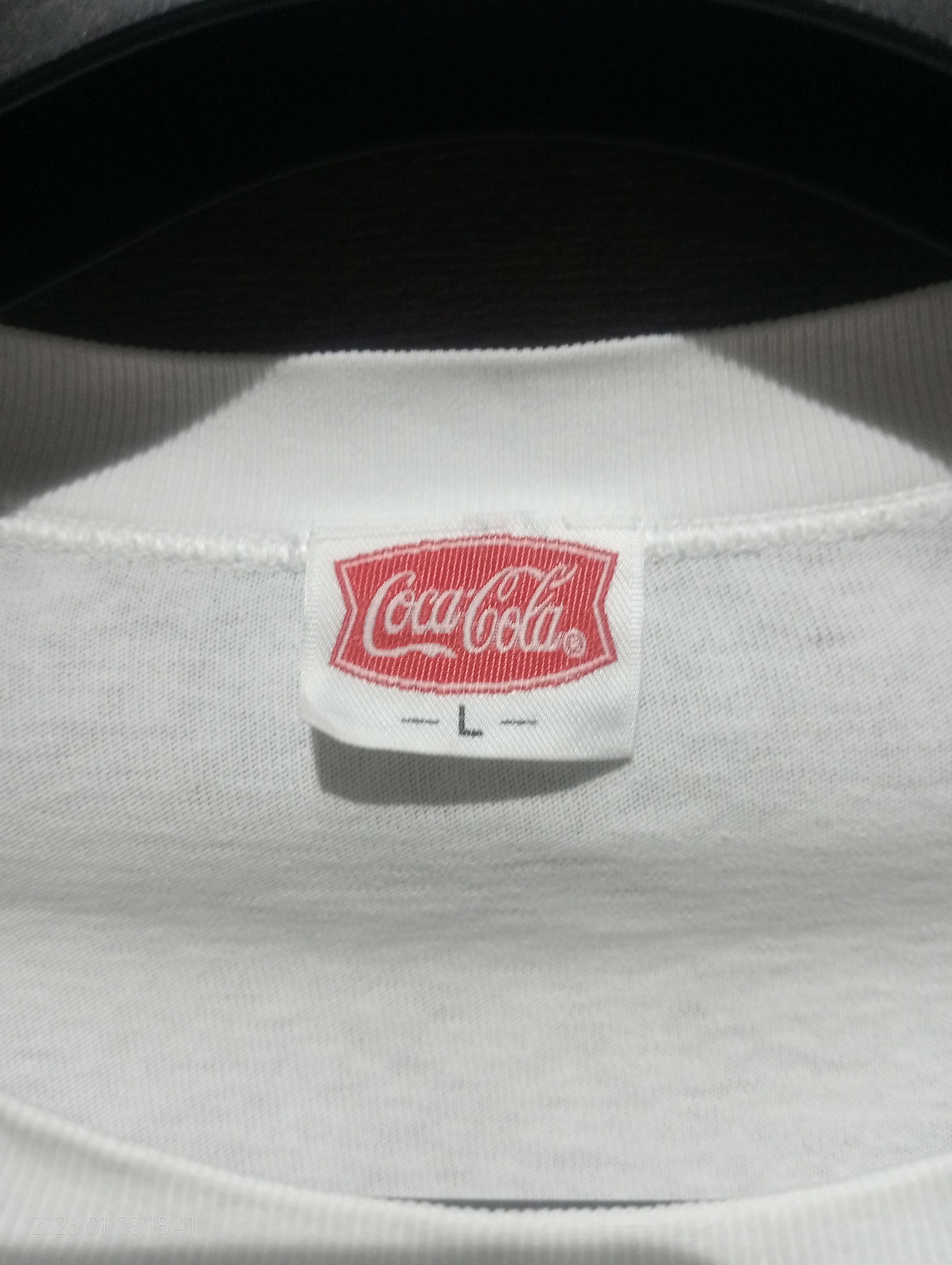 Coca Cola Vintage 1995 Single Stitch Coca- Cola Long Sleeve Tshirt Size US L / EU 52-54 / 3 - 2 Thumbnail