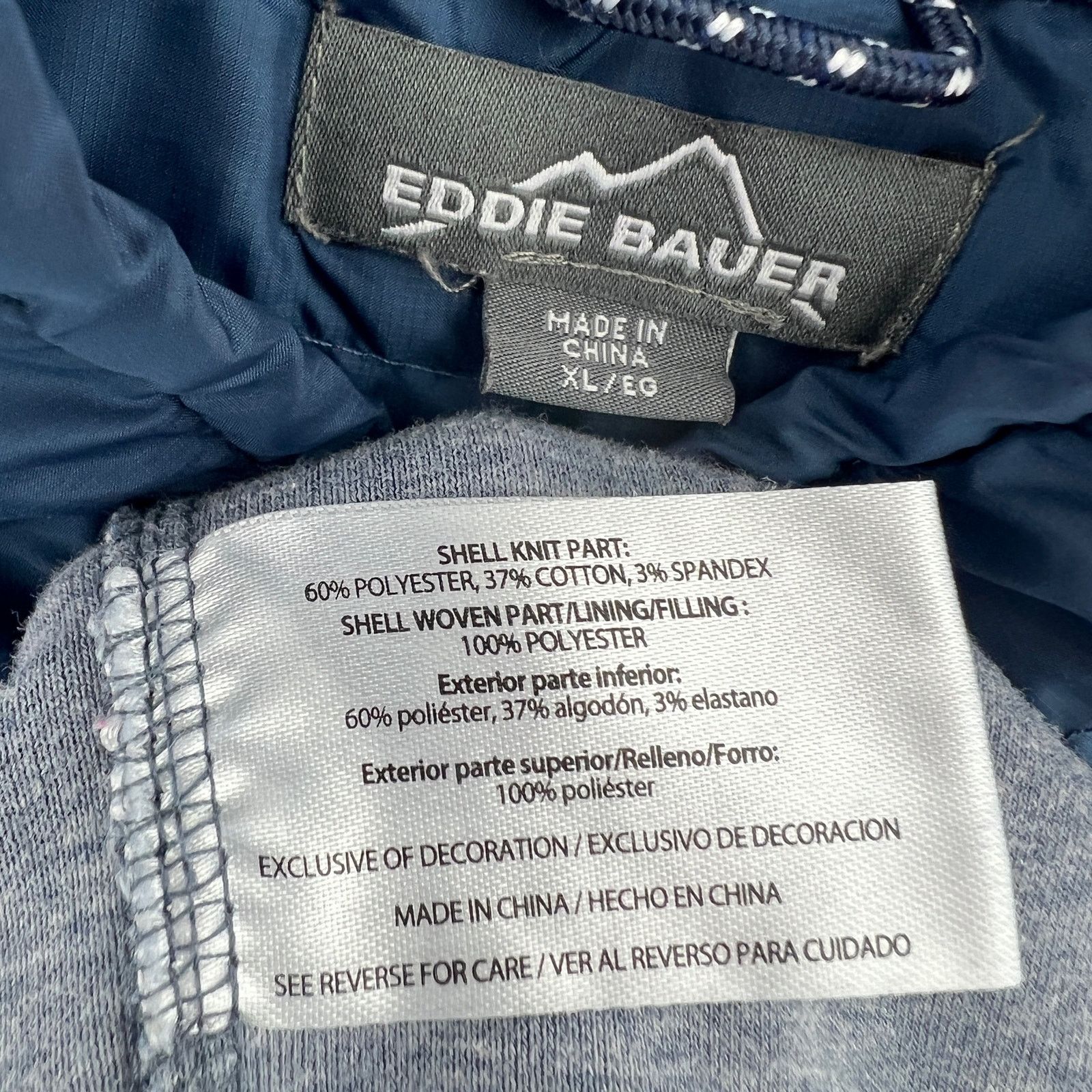 Eddie Bauer Eddie Bauer (XL) Men's Blue Polo Pullover Sweater Size US XL / EU 56 / 4 - 4 Thumbnail