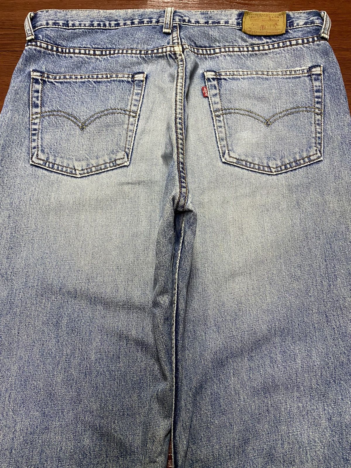 Levi's Vintage Clothing Vintage Levis503 80’s Faded Wash Distressed Loose Jeans Size US 36 / EU 52 - 4 Thumbnail