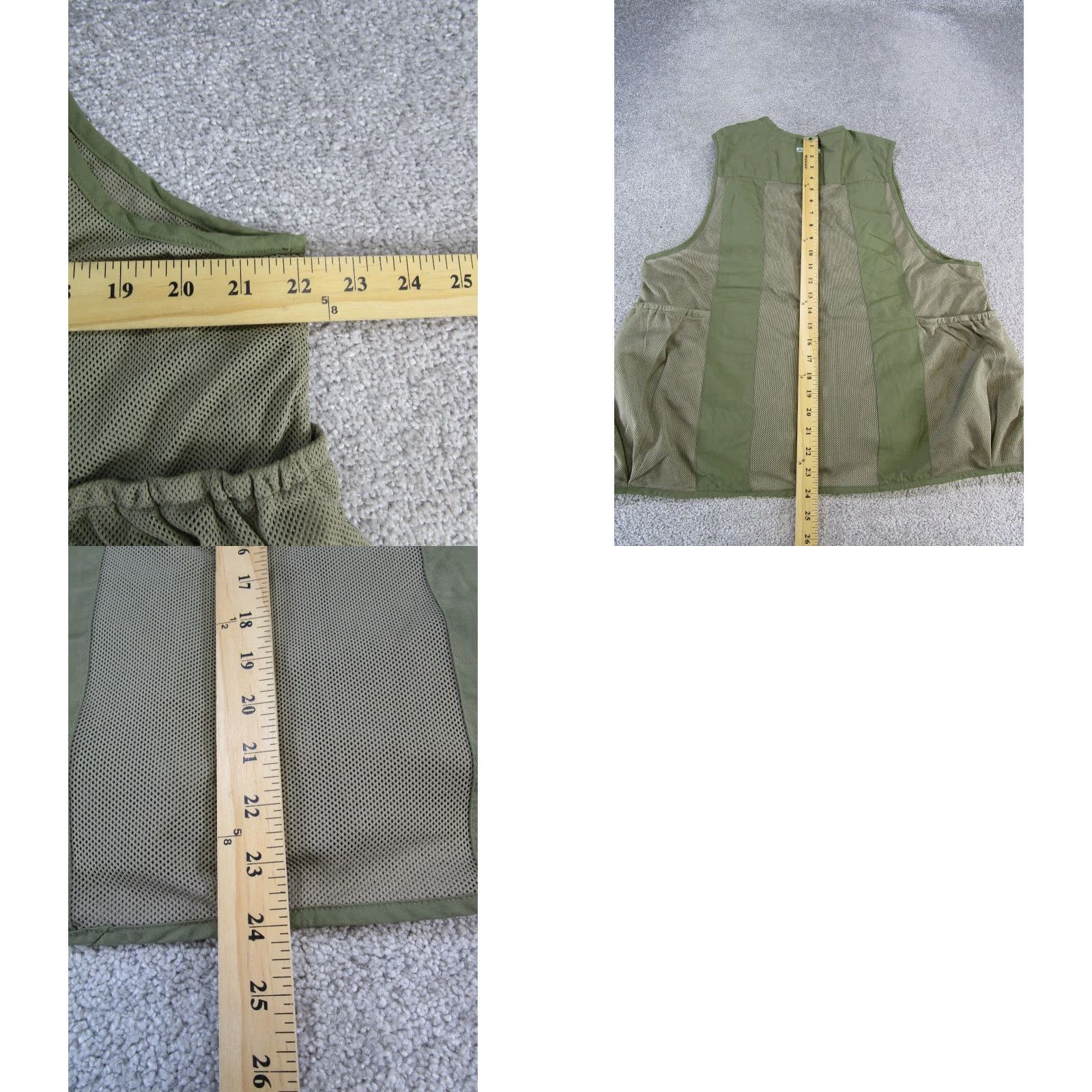 ExOfficio Ex Fficio Buzz Off Vest Mens Large Green Olive Insect Reppelant Shield Size US L / EU 52-54 / 3 - 8 Thumbnail