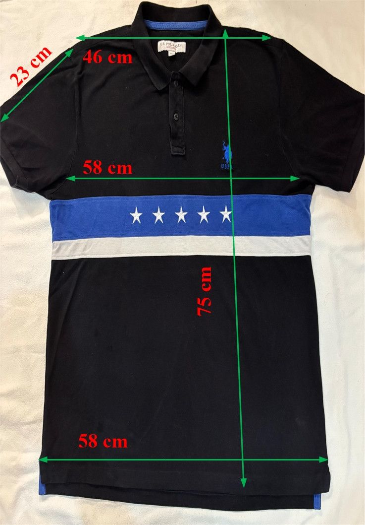 U.S. Polo Assn. Vintage U.S. POLO ASSN sіze XL Men's Polo T-Shirt Size US XL / EU 56 / 4 - 2 Thumbnail