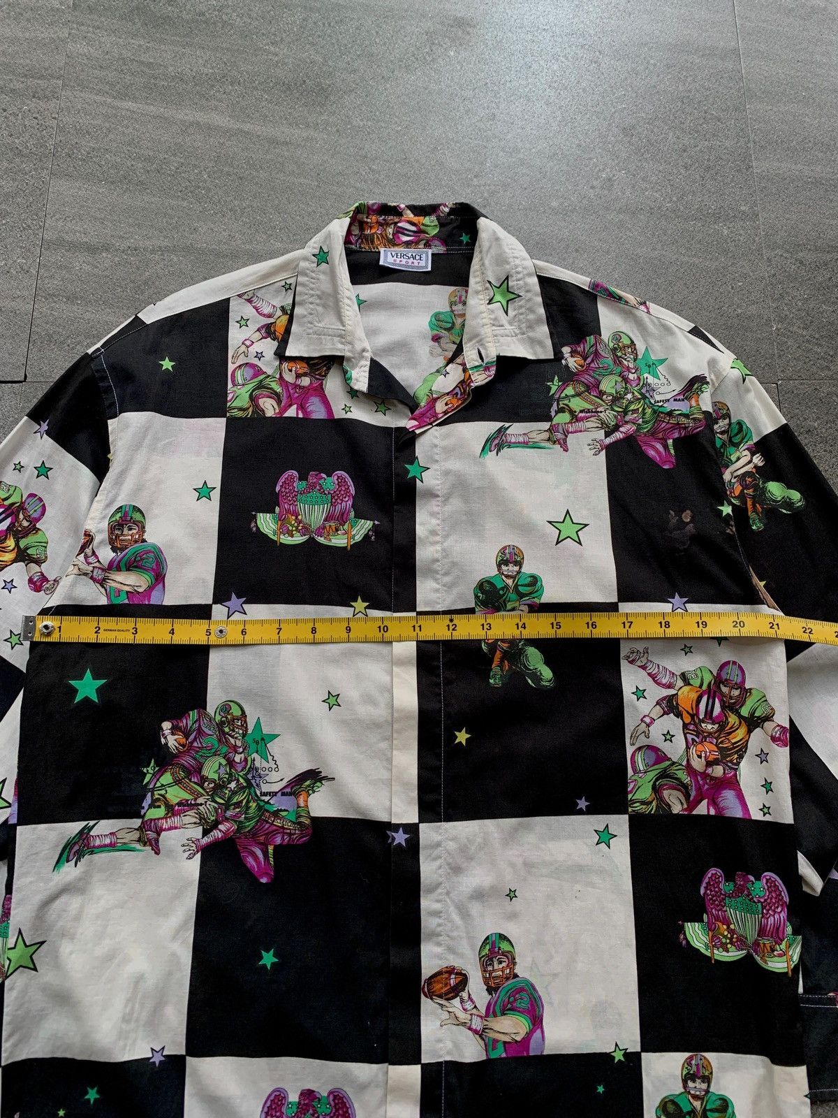 Versace FREE TAX ! Vintage Baseball Checkered Shirt Size US M / EU 48-50 / 2 - 10 Thumbnail
