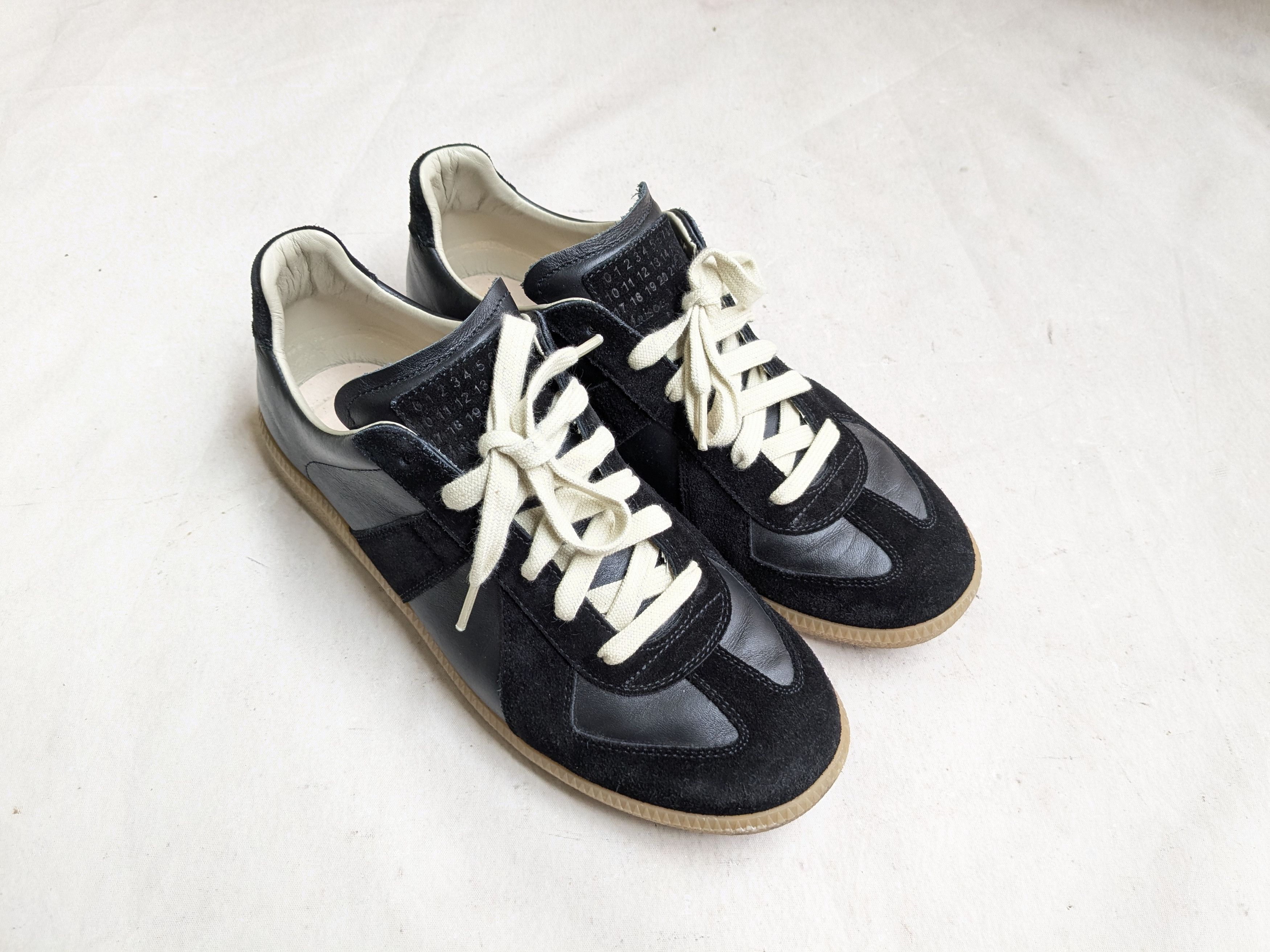 Maison Margiela MMM Margiela Black German Army Trainers 43