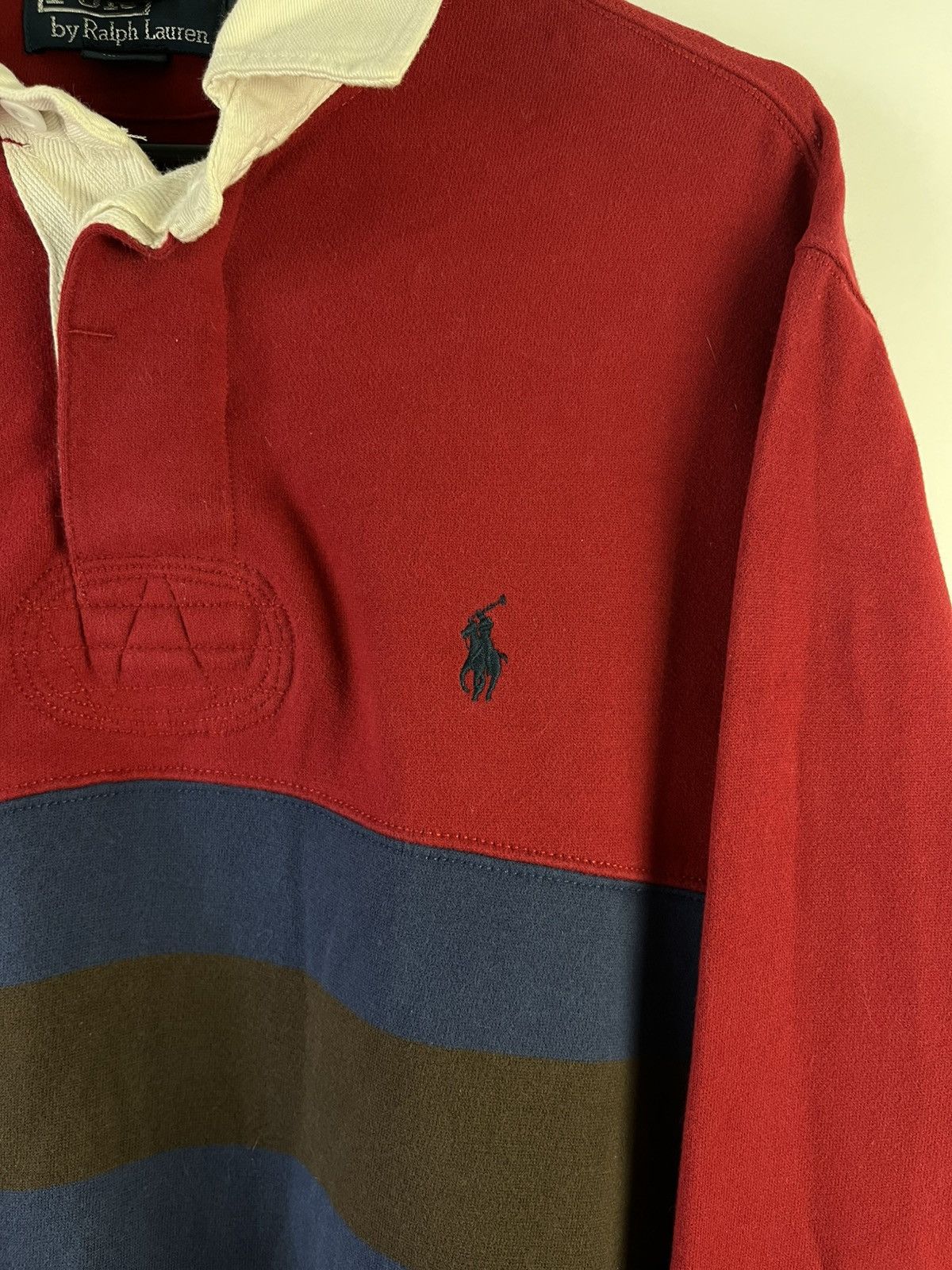 Polo Ralph Lauren Polo Ralph Lauren Vintage Y2K Long Sleeve Rugby Polo Shirt Size US M / EU 48-50 / 2 - 5 Thumbnail