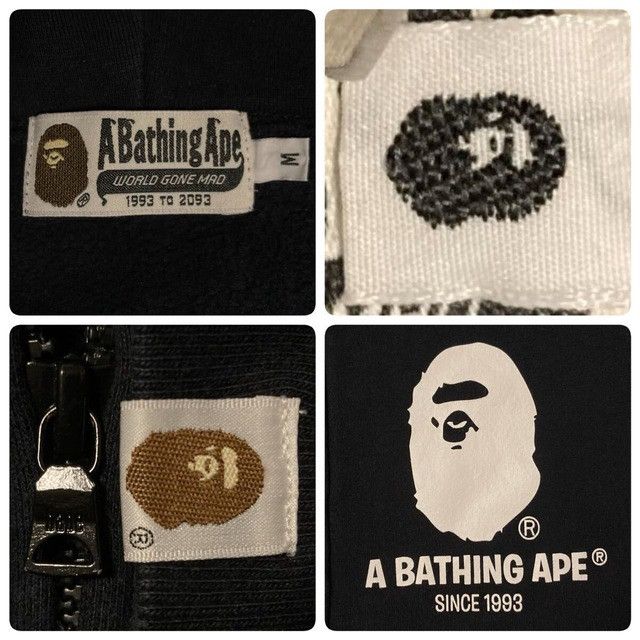 Bape BAPE head logo full zip hoodie a bathing ape NIGO Size US M / EU 48-50 / 2 - 6 Thumbnail