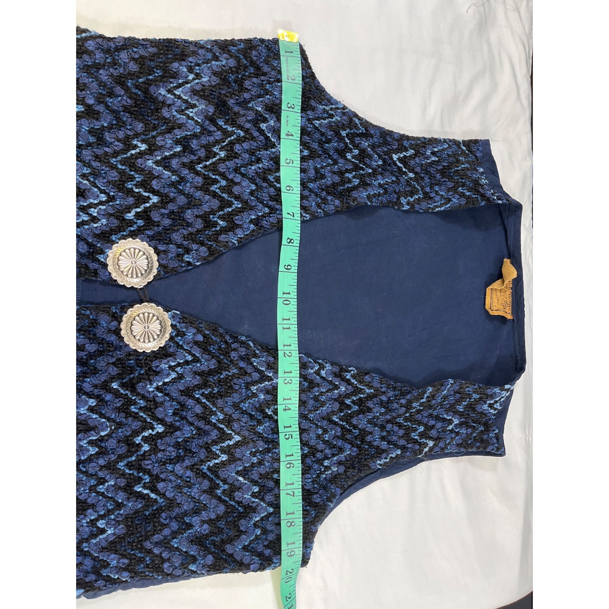 Other Saddle Ridge Vintage Collection Women's Navy Blue Vest Size Size M / US 6-8 / IT 42-44 - 5 Thumbnail