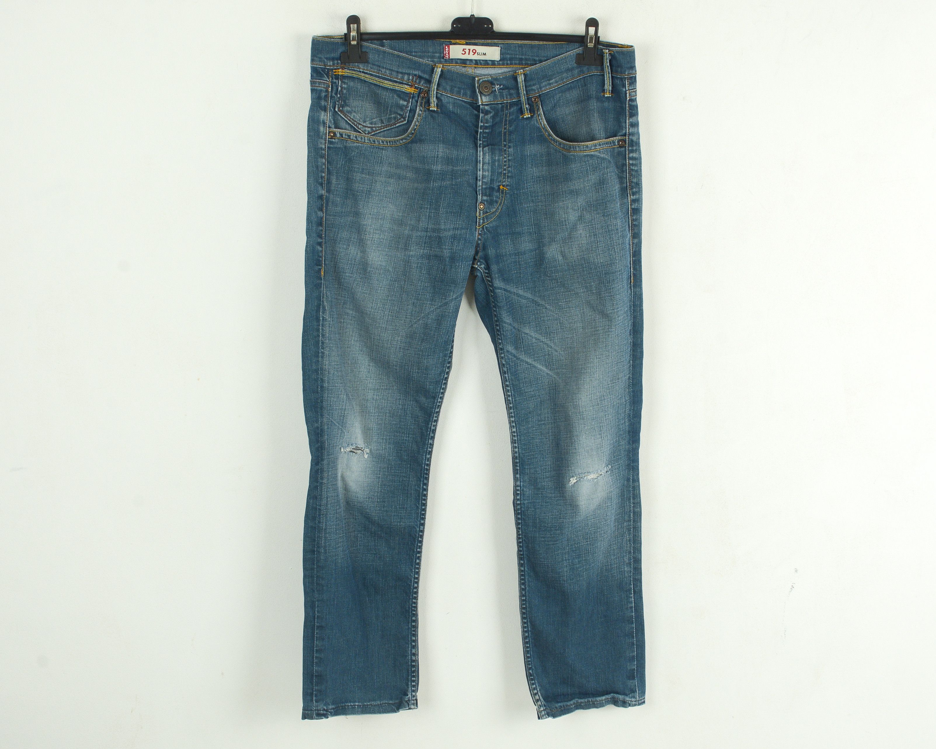 Levi's W36 L30 Skinny Jeans 519 Zip Denim Pants Trousers Size US 36 / EU 52 - 3 Thumbnail