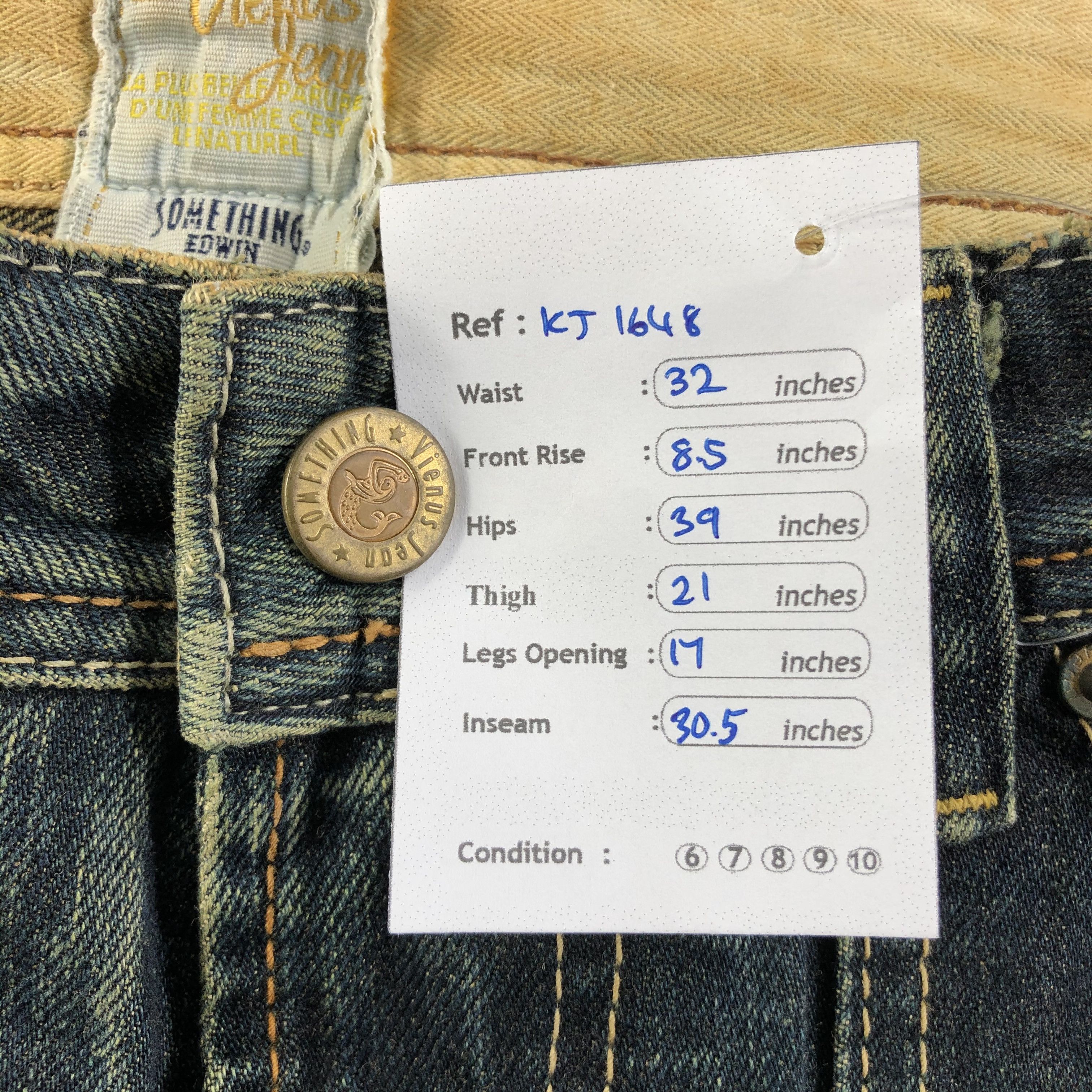 Edwin Edwin Venus Jeans Flare Denim KJ1648 Size 32" / US 10 / IT 46 - 11 Thumbnail