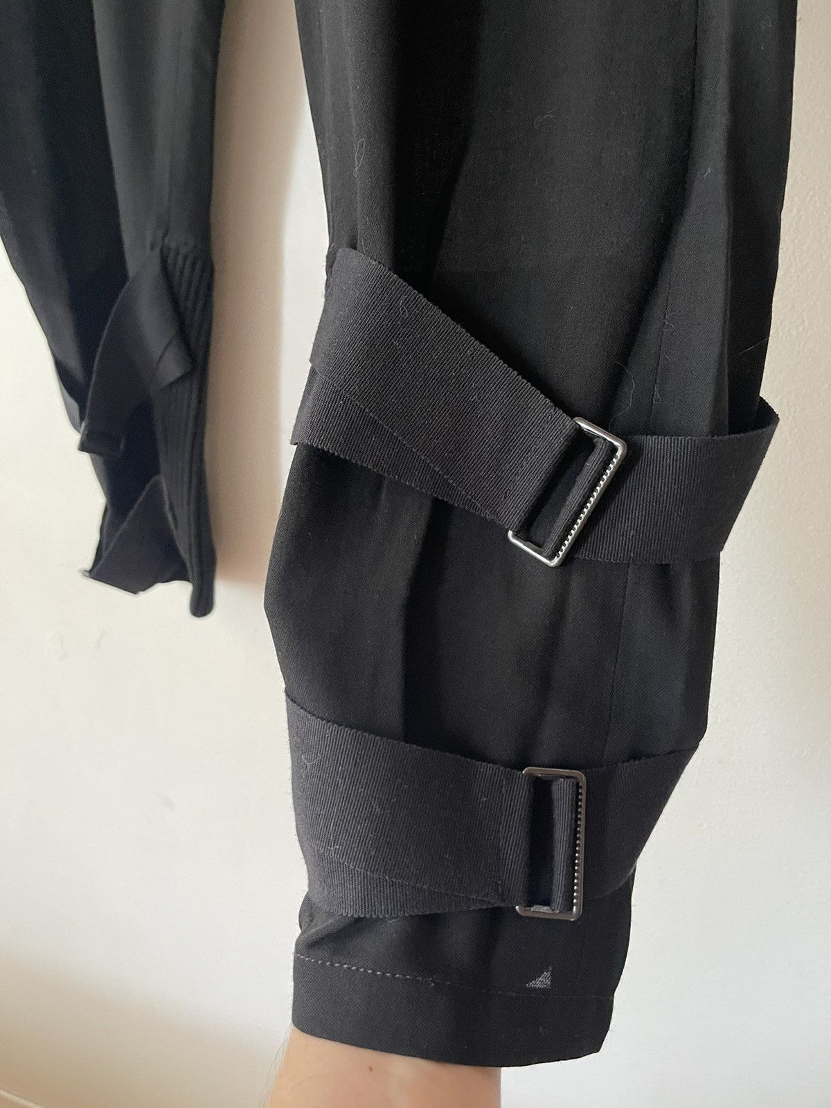Ann Demeulemeester Wool bondage strap trousers Size US 33 - 3 Thumbnail