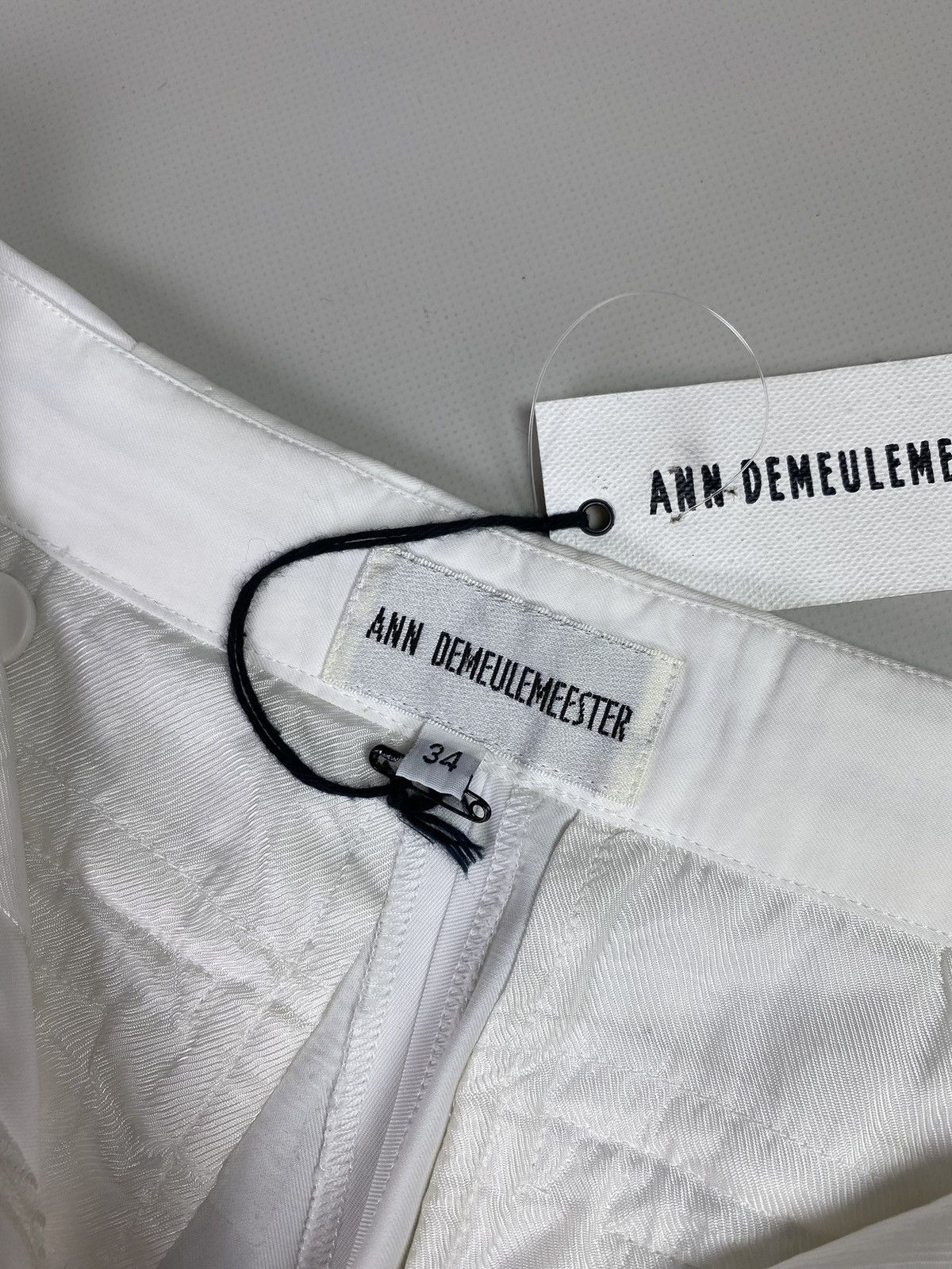 Ann Demeulemeester Ann Demeulemeester ladies wide leg dress pants trousers Size 24" / US 00 / IT 34 - 15 Thumbnail