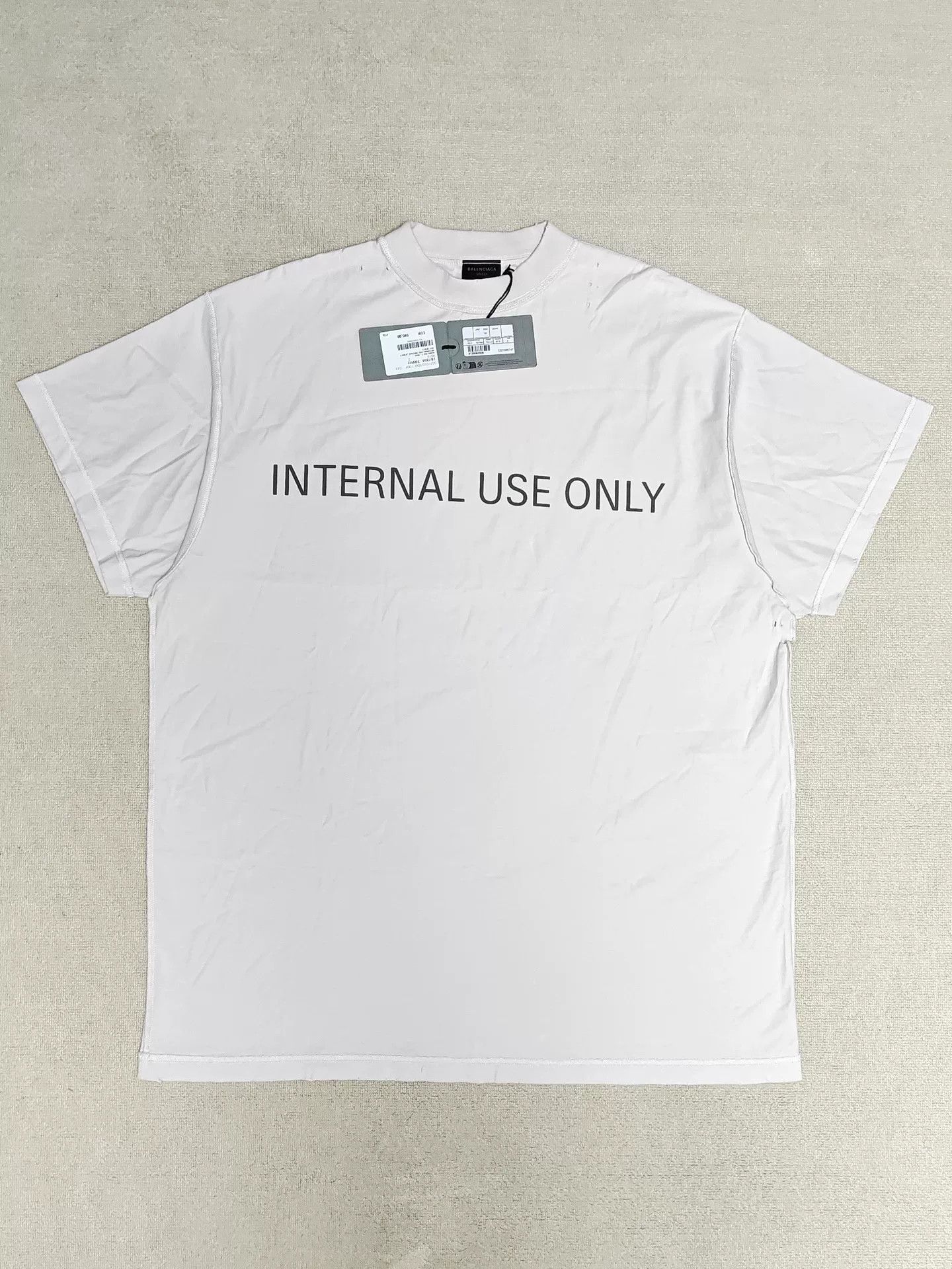 Balenciaga Balenciaga Internal Use Only Reversed Tee Size US M / EU 48-50 / 2 - 1 Thumbnail