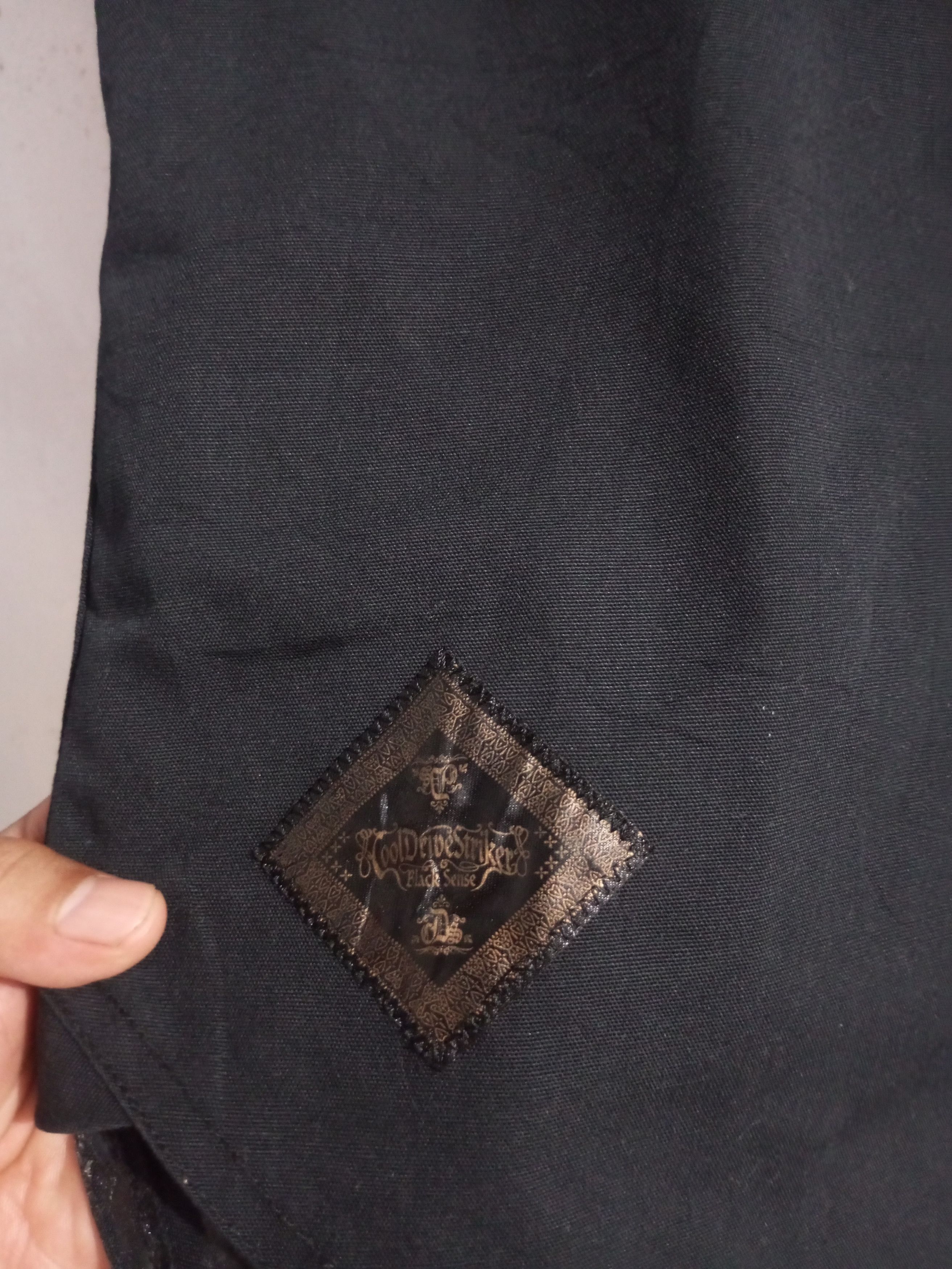 Japanese Brand cds black sense Paisley embroidery skull cross poem shirt Size US M / EU 48-50 / 2 - 16 Thumbnail