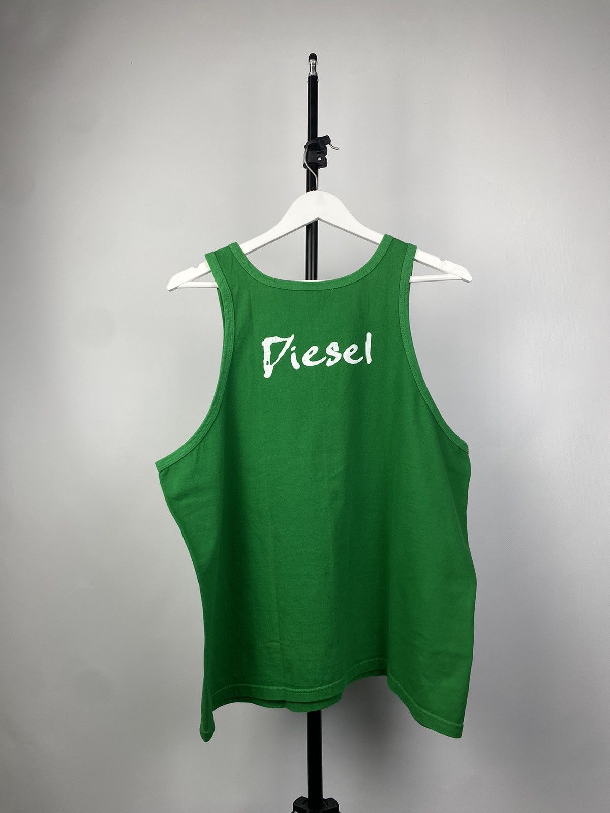 Diesel × Vintage Y2K Diesel Avant Garde Tank Top Back Print Streetwear Hype Size US M / EU 48-50 / 2 - 8 Thumbnail