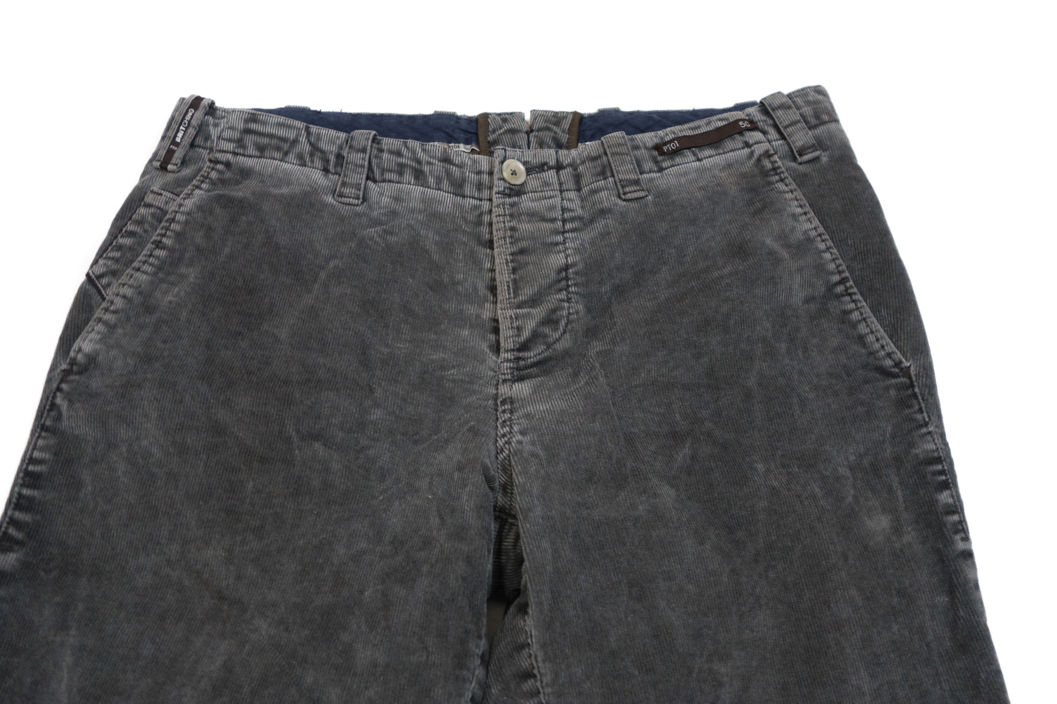 PT Torino Pantaloni Torino Corduroy Slim Fit Stretch Pants Size US 34 / EU 50 - 3 Thumbnail