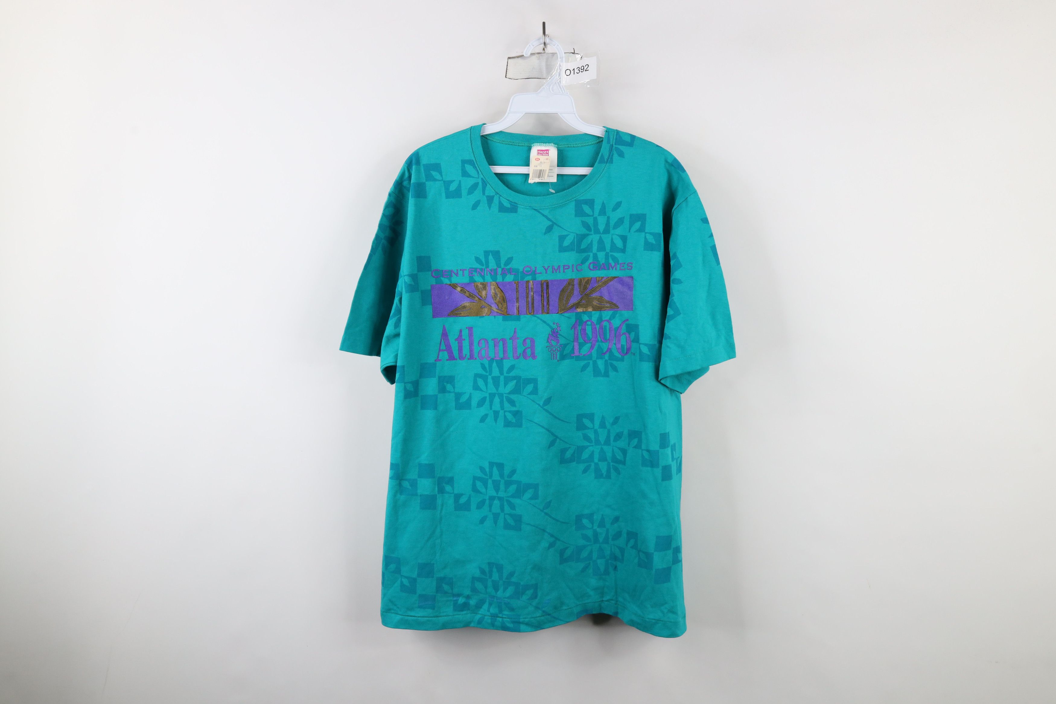 Vintage Deadstock Vintage 90s 1996 Atlanta Olympics T-Shirt USA Size L / US 10 / IT 46 - 1 Thumbnail