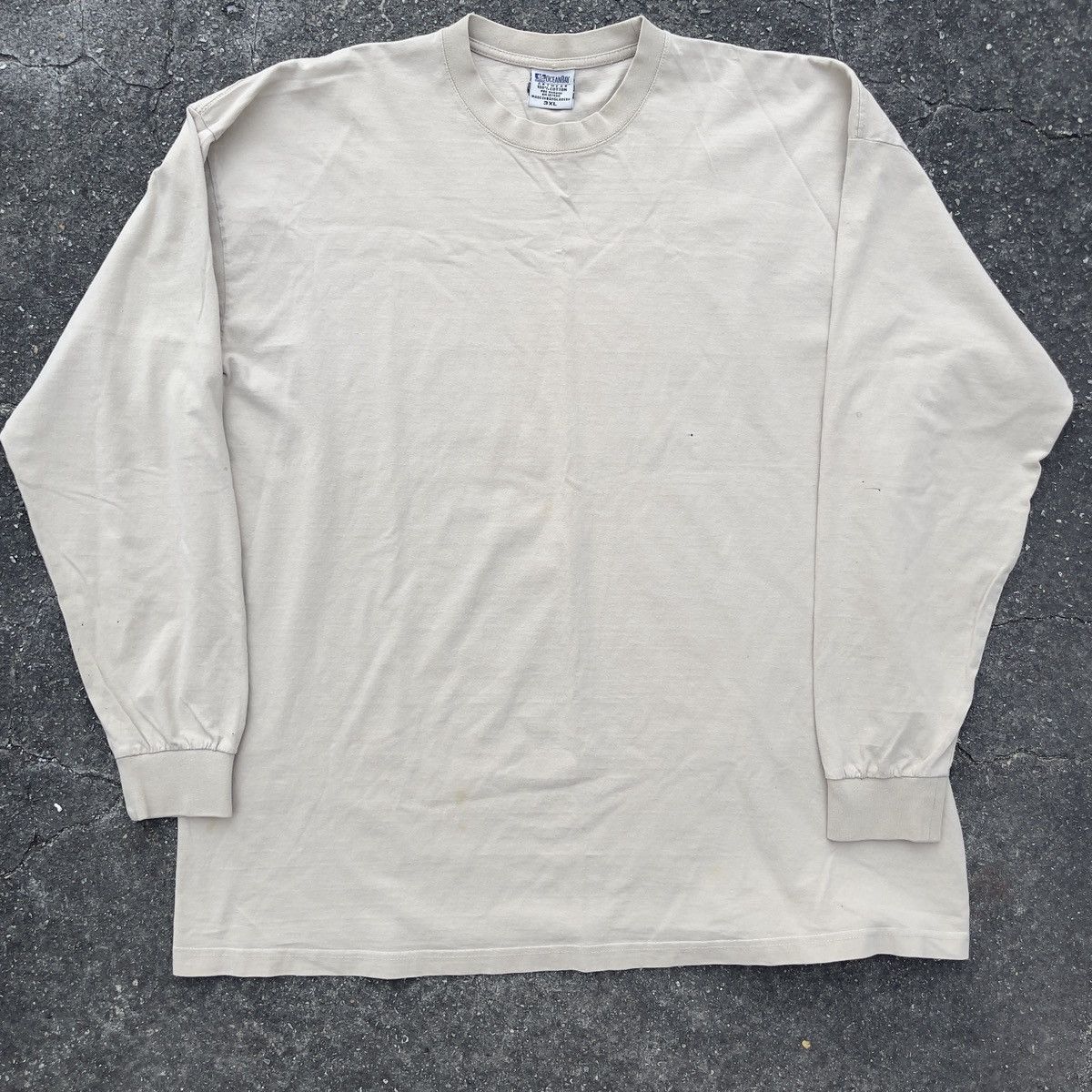 Vintage Vintage OCEANBAY ARTWEAR Faded Light Brown Long Sleeve Shirt Size US XXL / EU 58 / 5 - 1 Thumbnail
