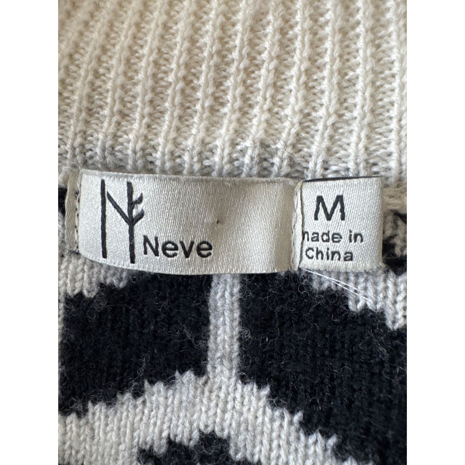 Other NEVE Ski Reindeer 100% Wool Full Zip Up Sweater Size Medium Size M / US 6-8 / IT 42-44 - 3 Thumbnail
