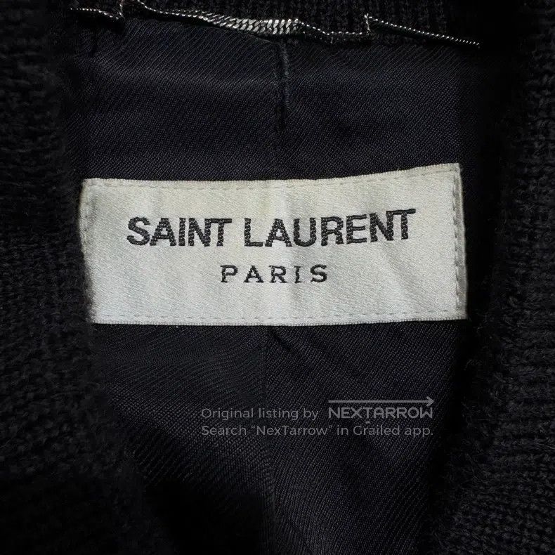 Saint Laurent Paris Saint Laurent Paris Black and white patchwork leather base Size US M / EU 48-50 / 2 - 2 Thumbnail