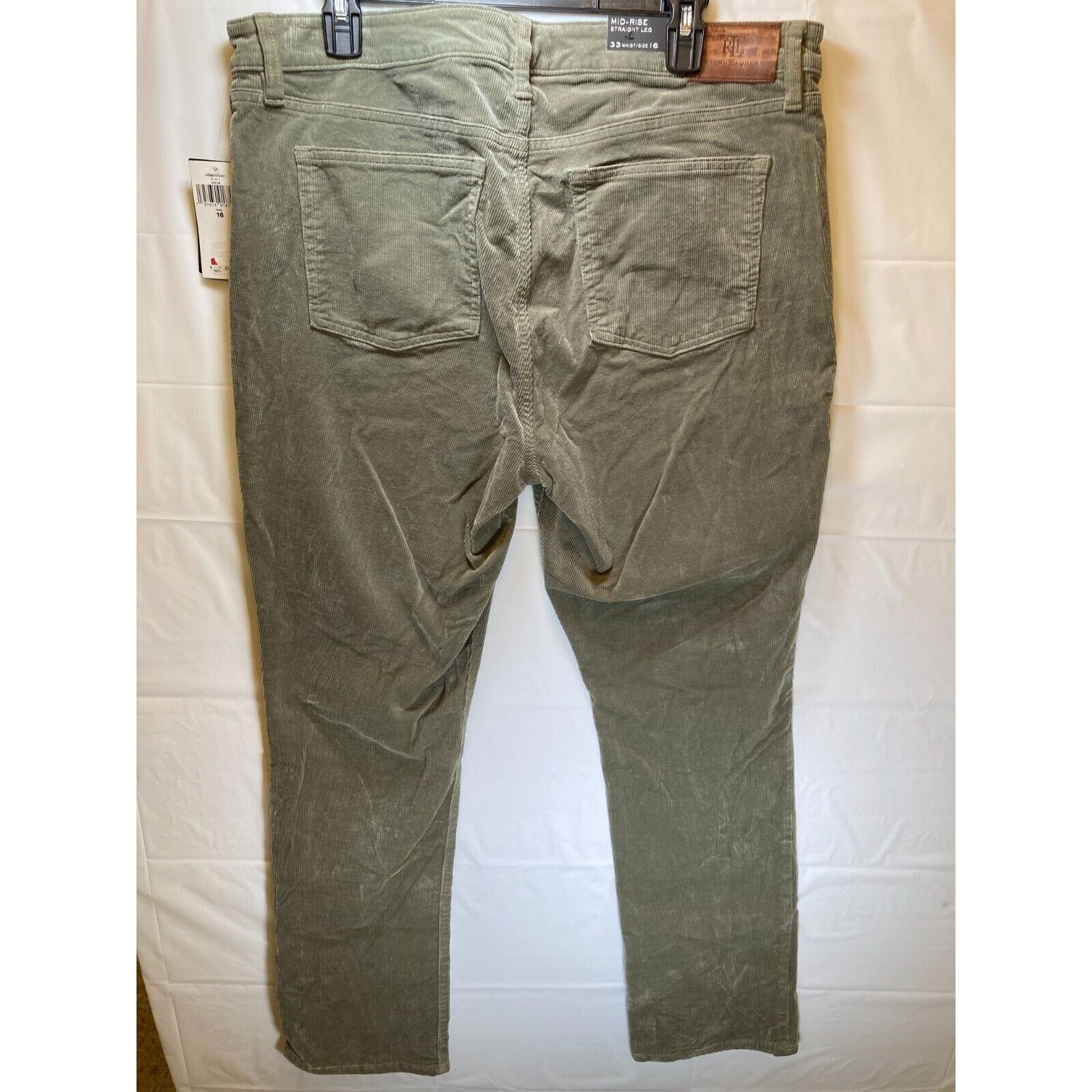 Lauren Ralph Lauren Ralph Lauren Women's Corduroy Mid-Rise Straight Pant Size 16 Size 38" / US 16 / IT 52 - 6 Thumbnail