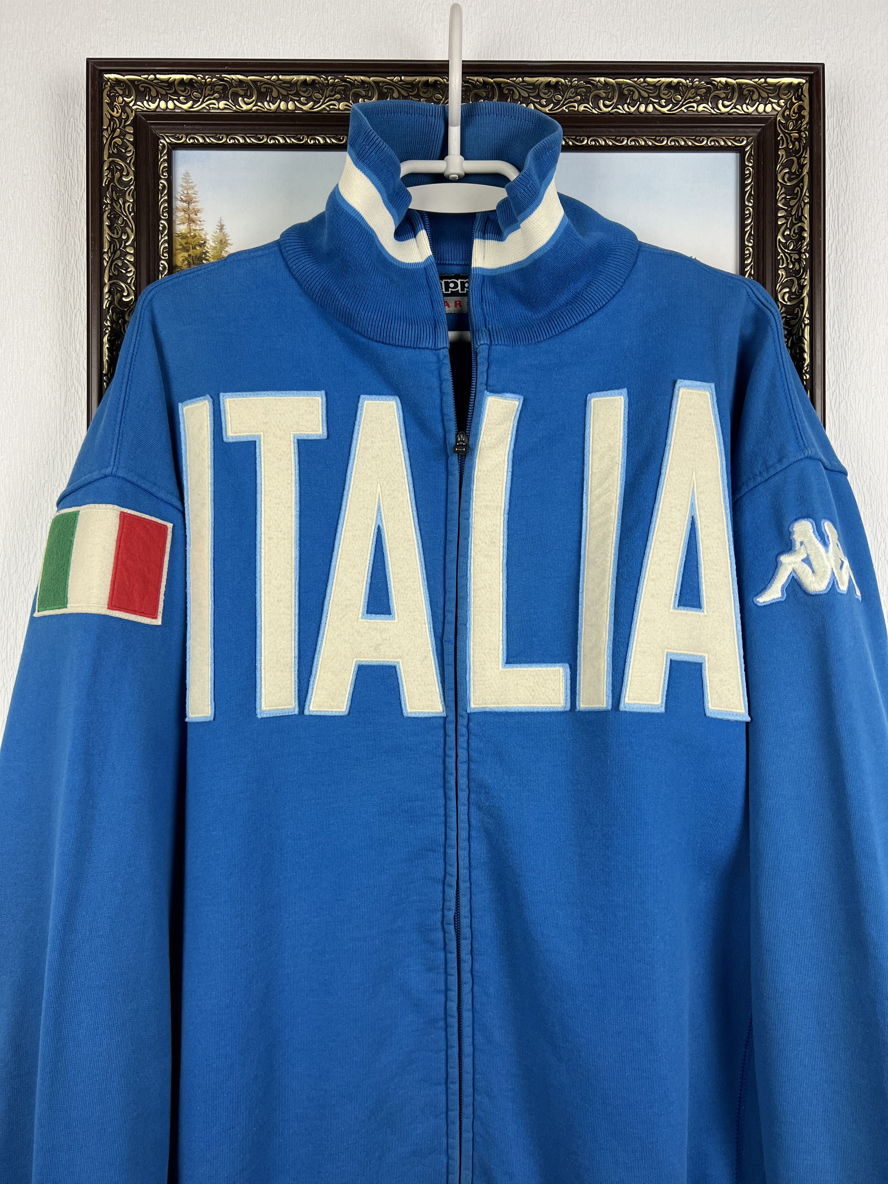 Kappa Vintage 2000's Kappa Italy Football Jacket Soccer Track Top Size US XL / EU 56 / 4 - 2 Thumbnail