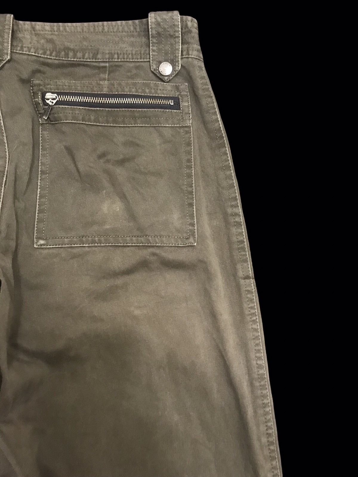 Japanese Brand 💥BAGGY💥ARCHIVAL SHELLAC MULTIPOCKETS ZIPPER PANT F426 Size US 34 / EU 50 - 12 Thumbnail